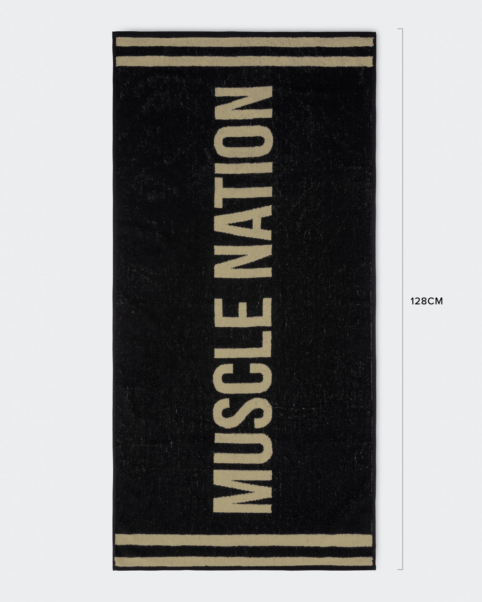 Gym Towel - Black / Stone-Accessories-Black / Stone-ACC022565BLKST-ONE-MNAPPRL42432-1-Muscle Nation