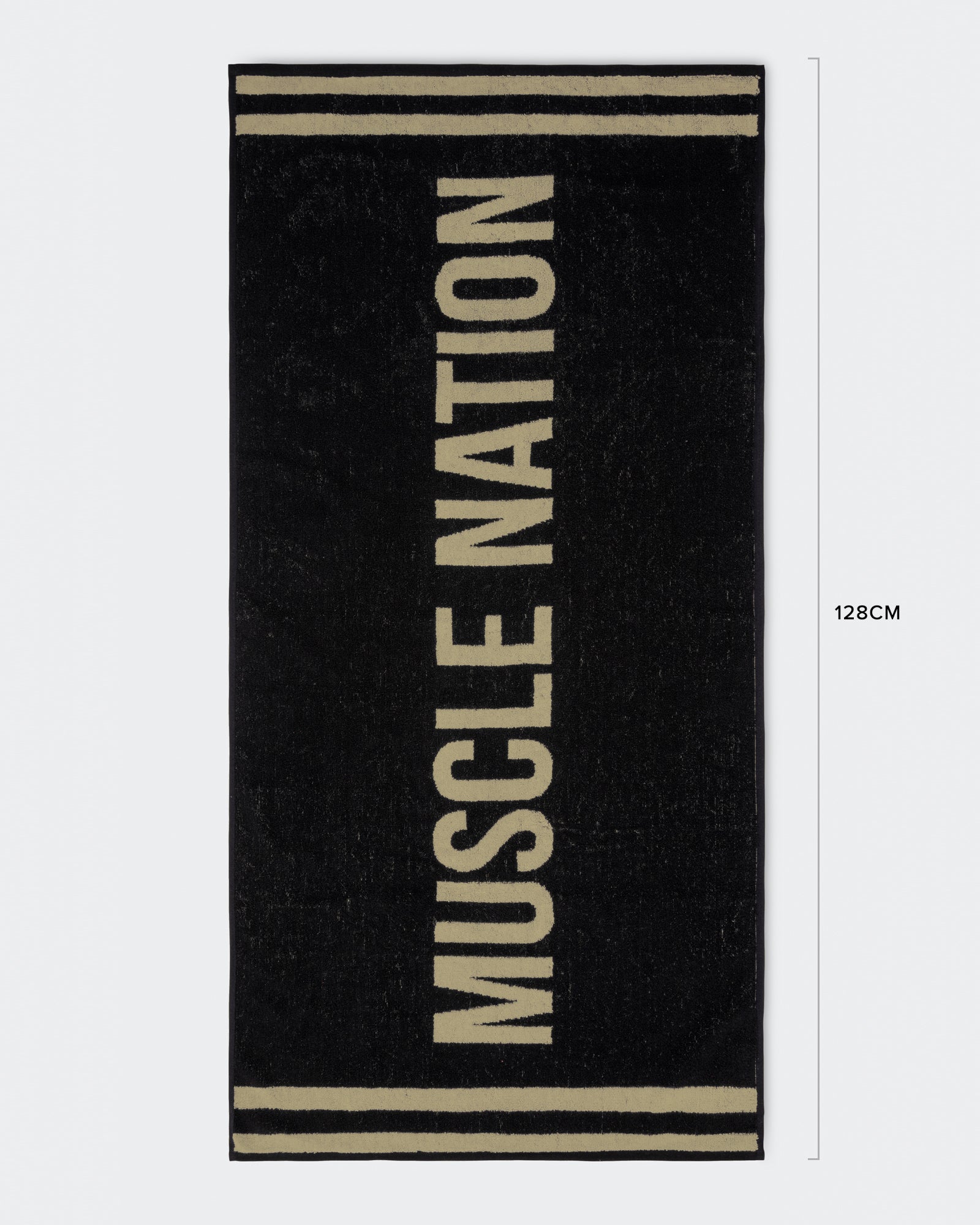 Gym Towel - Black / Stone-Accessories-Black / Stone-ACC022565BLKST-ONE-MNAPPRL42432-1-Muscle Nation