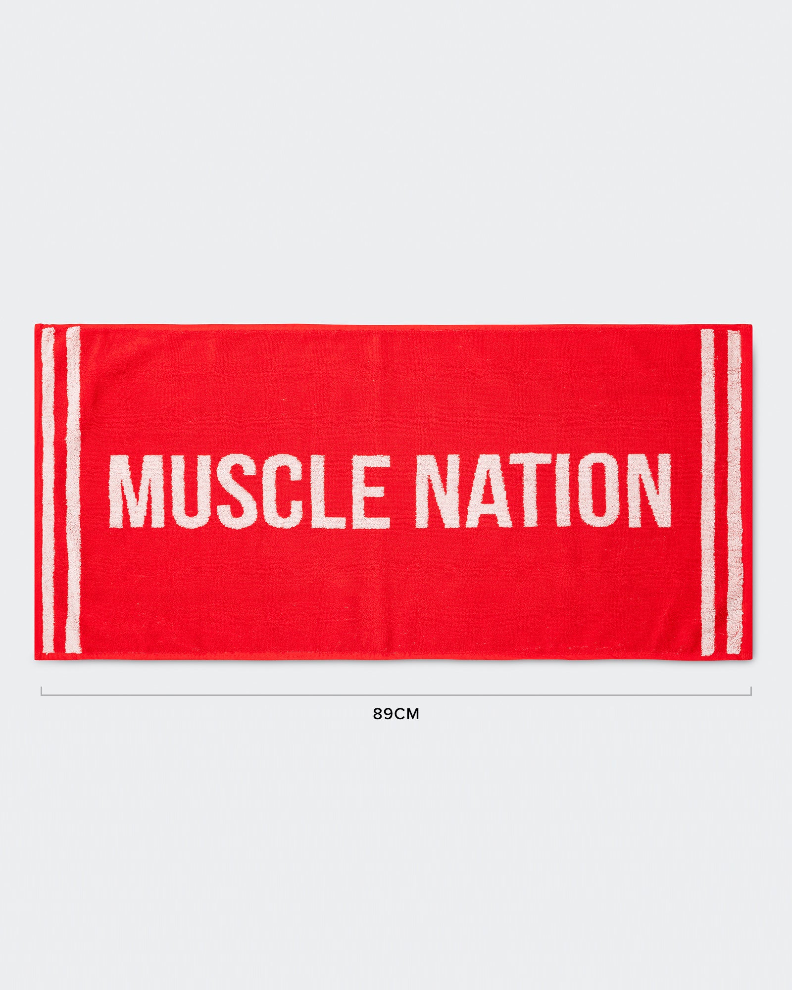 Sweat Towel - Chilli/ White-Accessories-Chilli/ White-ACC1124143CHLWHT-ONE-MNAPPRL32741-1-Muscle Nation