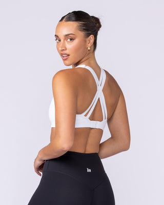 Traction Bra - White-Sports Bras-XXS-1125105WHT-XXS-MNAPPRL46673-2-Muscle Nation