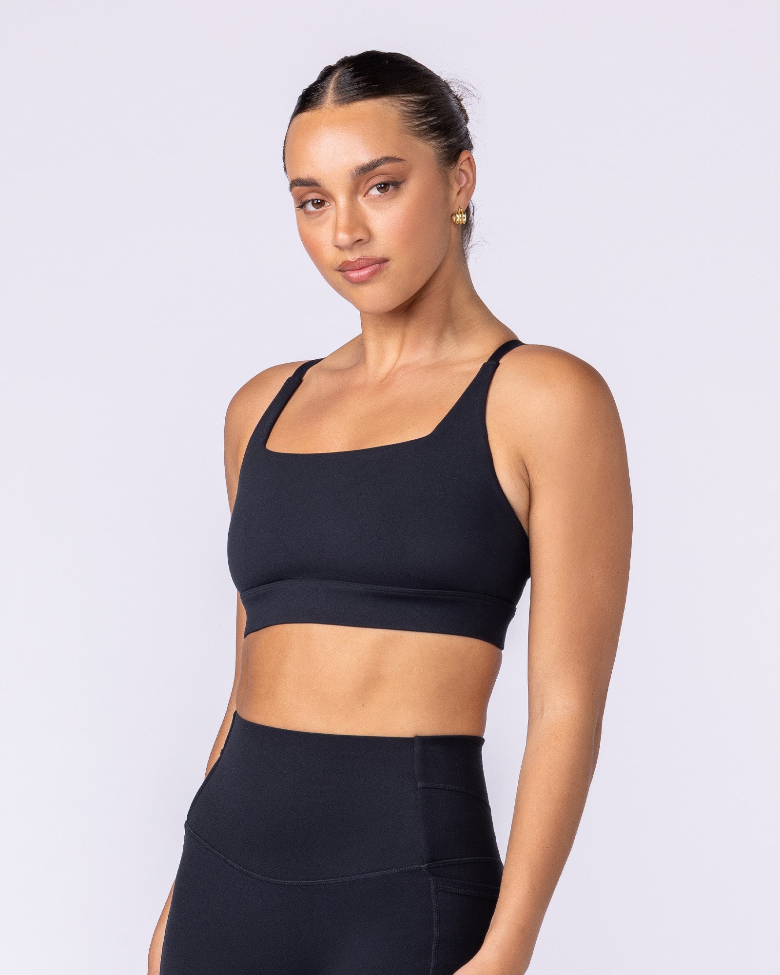 Ultimate Bra - Black-Sports Bras-XS-1125111BLK-XS-MNAPPRL46682-3-Muscle Nation