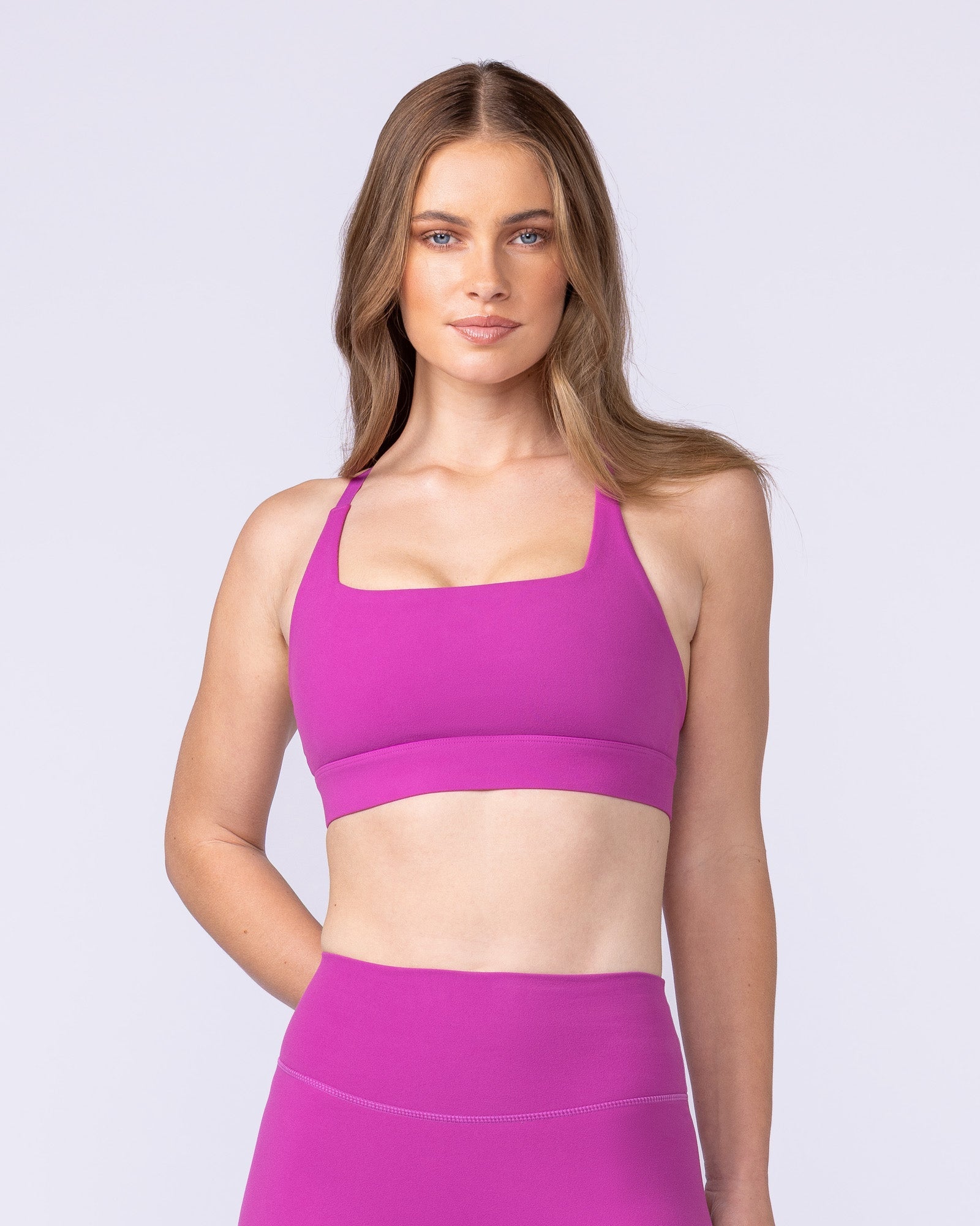 Ultimate Bra - Radiant Orchid-Sports Bras-XS-1125111RORID-XS-MNAPPRL46698-1-Muscle Nation