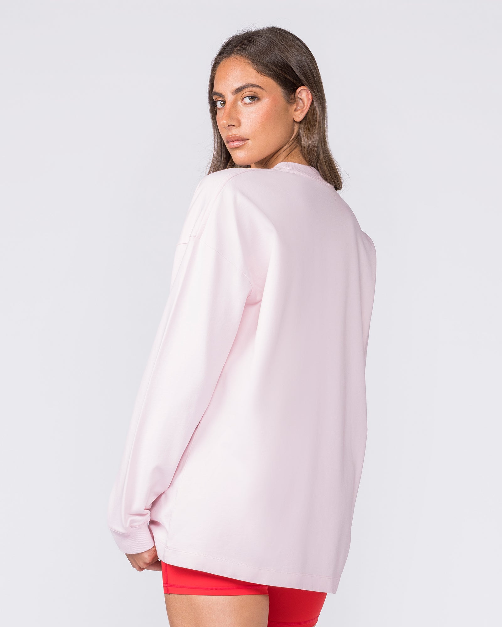 United Loopback Oversized Long Sleeve Top - Babydoll-Long Sleeve T-Shirts-XXS-032617BBYDL-XXS-MNAPPRL49422-2-Muscle Nation