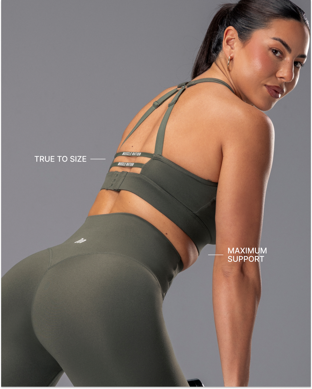 Elite Support Bra - Eucalyptus-Sports Bras-XS-022608EUYPTS-XS-MNAPPRL48422-4-Muscle Nation