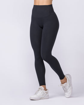 Unrivalled Bare Ankle Length Leggings - Black-Leggings-XXS-022633BLK-XXS-MNAPPRL48771-1-Muscle Nation
