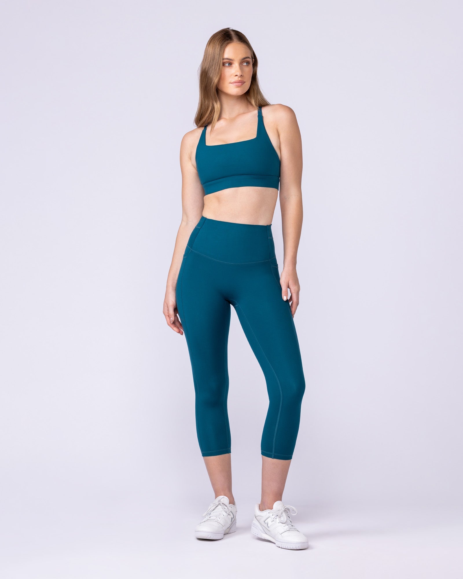 Unrivalled Everyday Pocket 7/8 Leggings - Dark Marine-Leggings-XXS-1125117DRKMRN-XXS-MNAPPRL46723-7-Muscle Nation