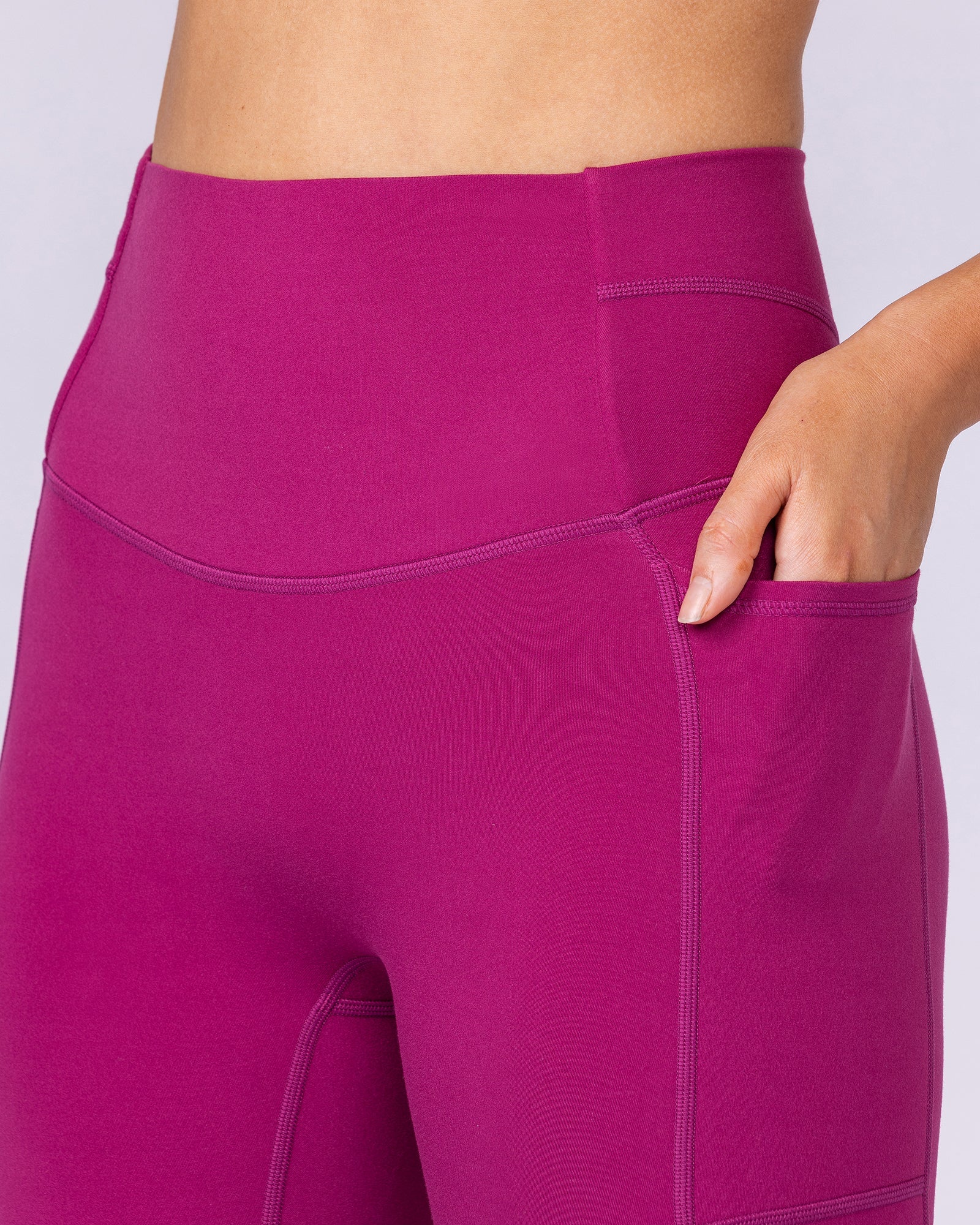 Unrivalled Everyday Pocket Ankle Leggings - Raspberry Quartz-Leggings-XXS-1125115RSPQ-XXS-MNAPPRL46741-4-Muscle Nation