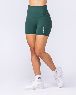 Unrivalled Everyday Pocket Bike Shorts - Forest Green-Shorts-XXS-092502FRSGRN-XXS-MNAPPRL44456-2-Muscle Nation