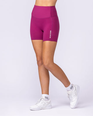 Unrivalled Everyday Pocket Bike Shorts - Raspberry Quartz-Shorts-XXS-1125116RSPQ-XXS-MNAPPRL46759-2-Muscle Nation