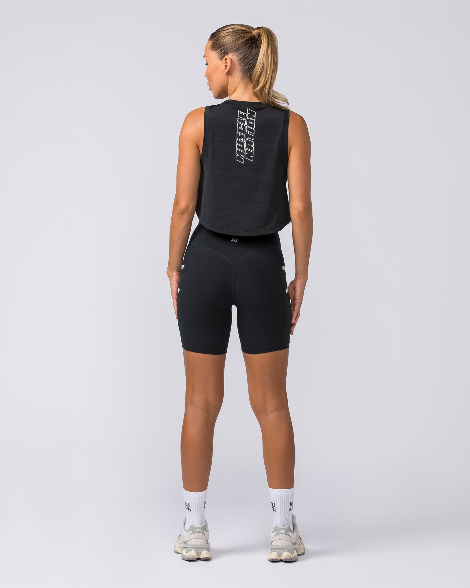 Ignite Cropped Training Tank - Black-Singlets & Tanks-XXS-112379BLK-XXS-MNAPPRL28001-6-Muscle Nation