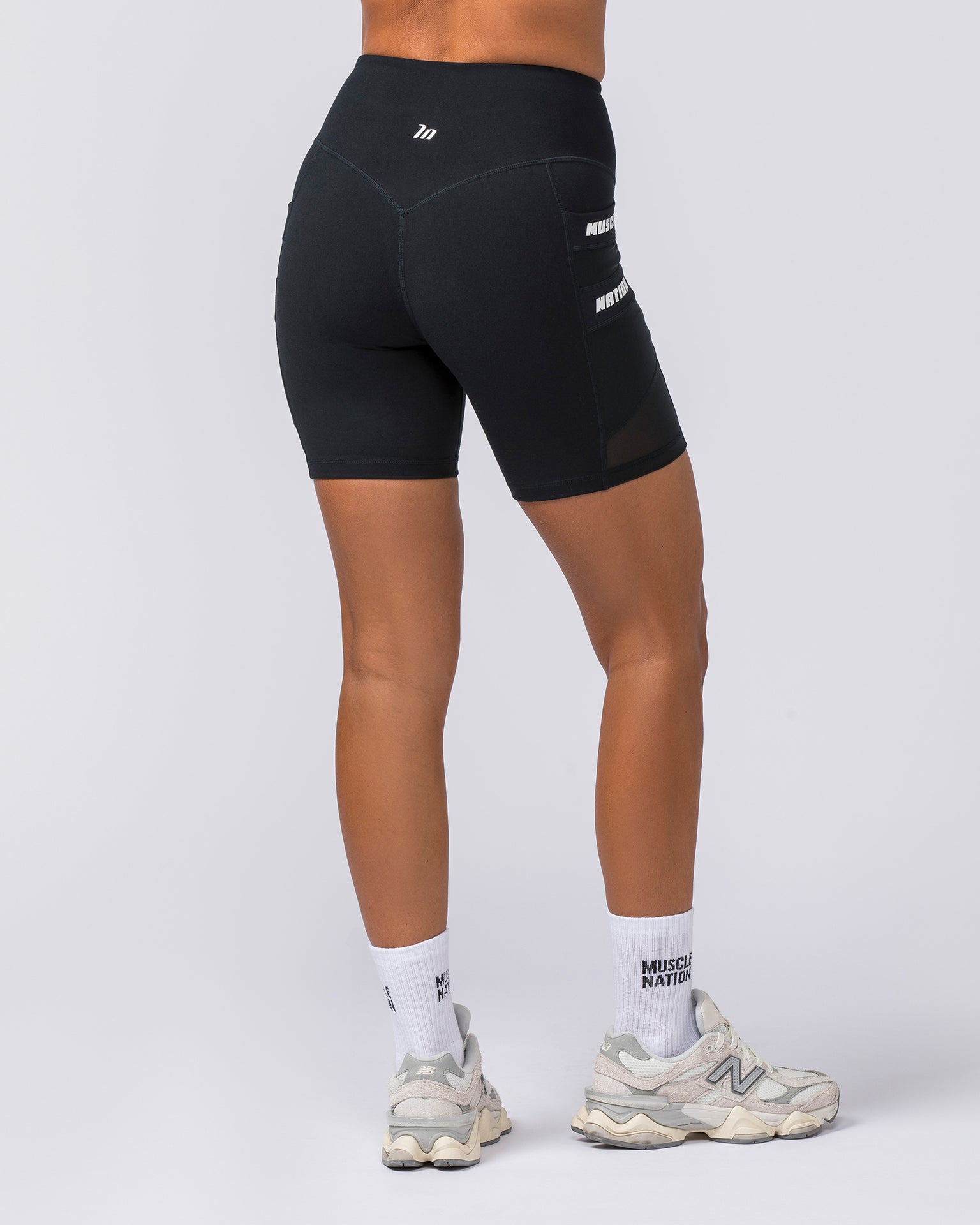 Amplify Pocket Bike Shorts - Black-Shorts-XXS-112370BLK-XXS-MNAPPRL27632-5-Muscle Nation