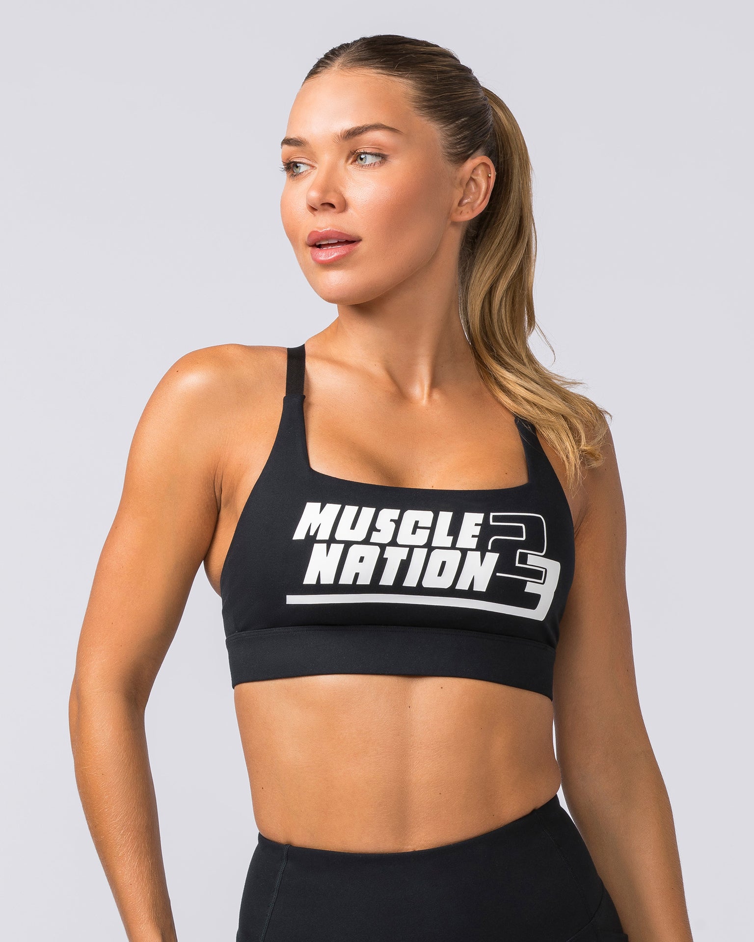 Ignite Bra - Black-Sports Bras-XXS-112366BLK-XXS-MNAPPRL29446-1-Muscle Nation