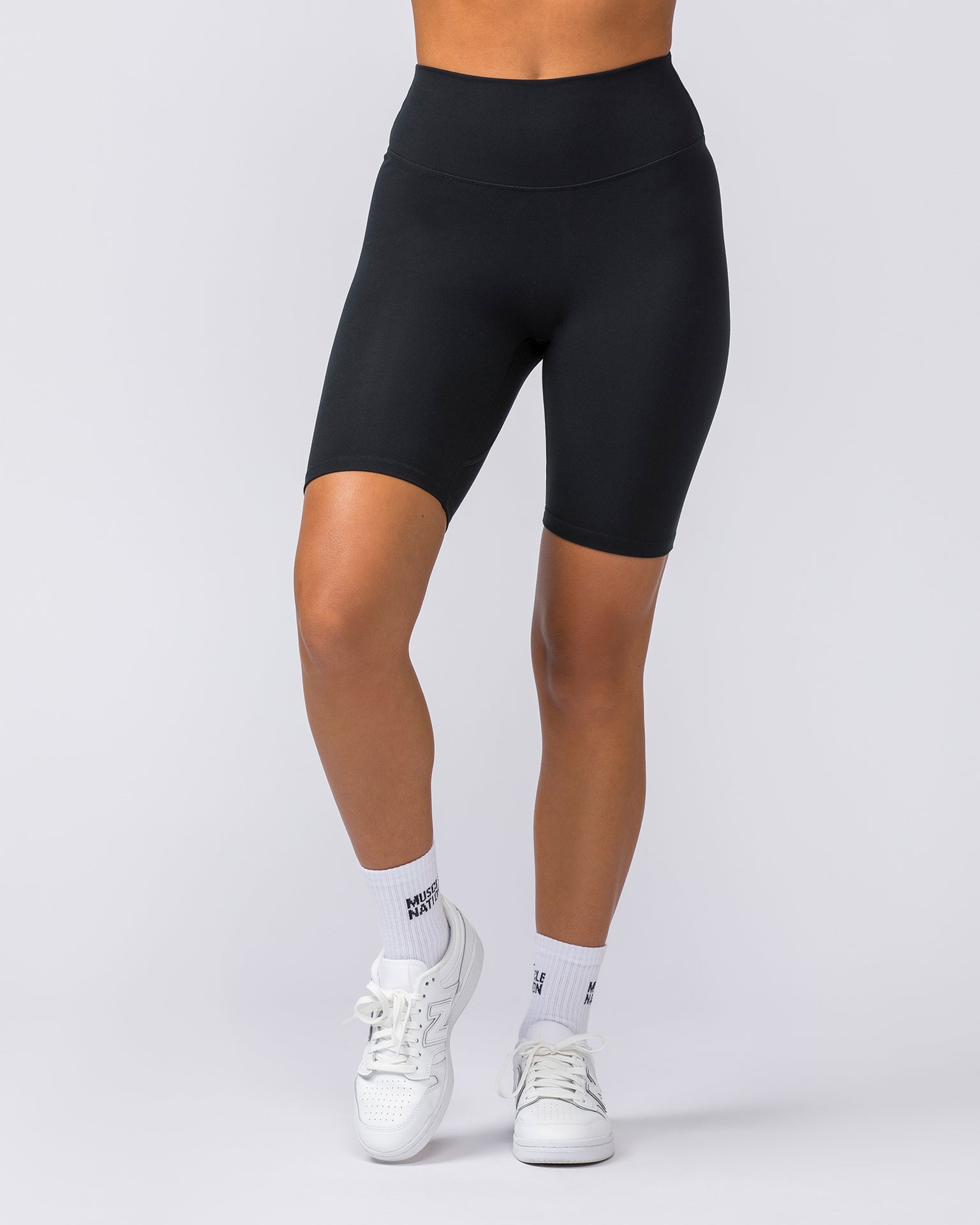 Zero Rise Everyday Referee Length Shorts - Black-Shorts-XXS-112306BLK-XXS-MNAPPRL26560-2-Muscle Nation