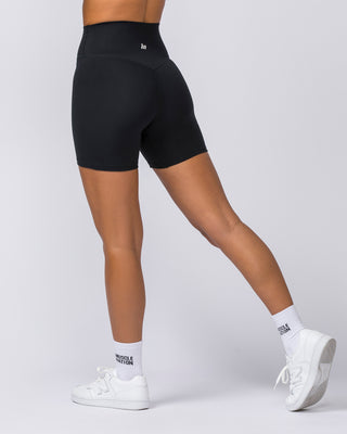Zero Rise Everyday Bike Shorts - Black-Shorts-XXS-112307BLK-XXS-MNAPPRL26614-1-Muscle Nation