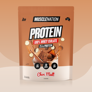 WHEY Protein Isolate - Choc Malt - 30 serves-Whey Protein Powders-MNSUPPS0399-9359054002463-1-Muscle Nation