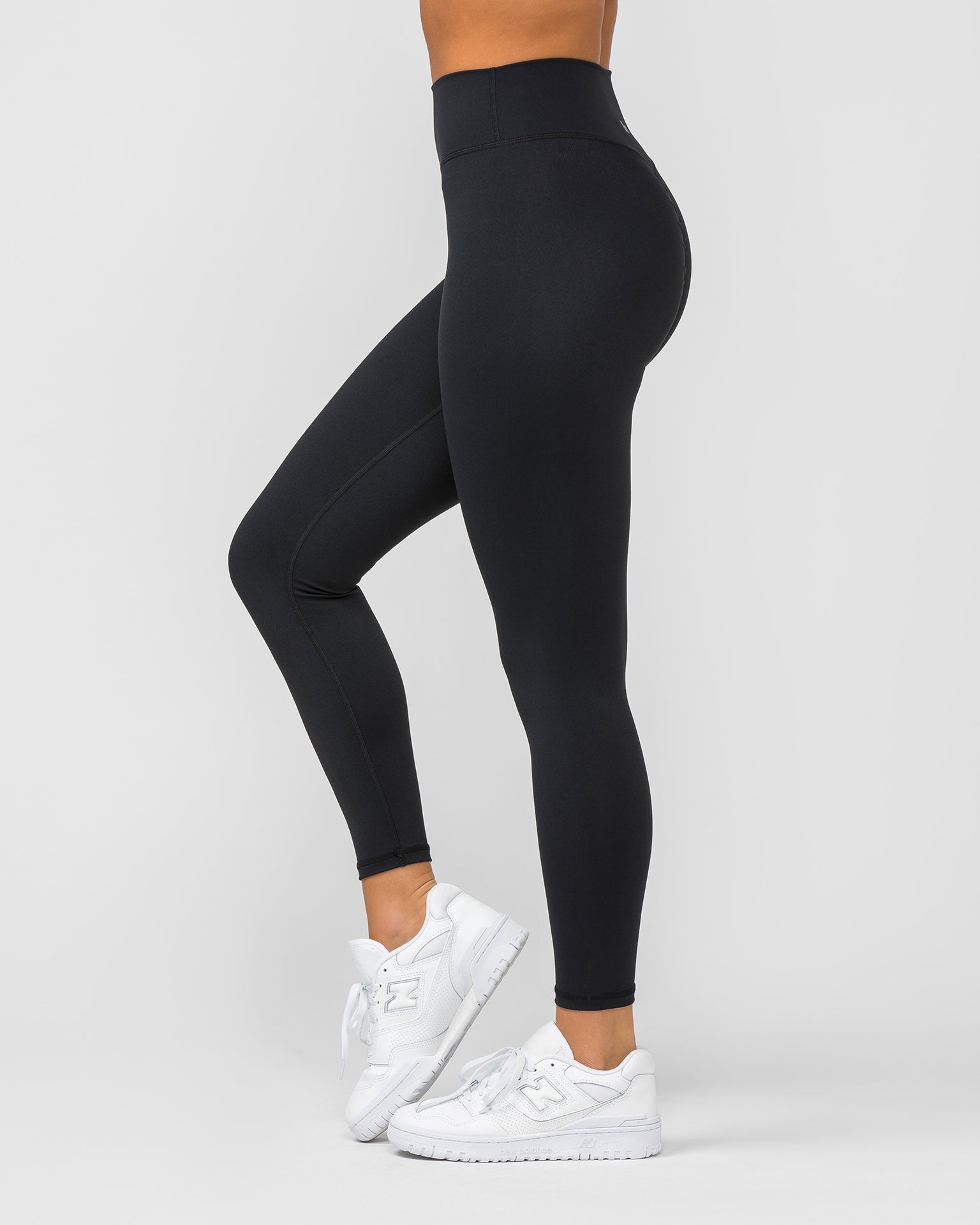 Signature Scrunch Ankle Length Leggings - Black-Leggings-XXS-MNAPPRL7523-MNAPPRL7523-5-Muscle Nation