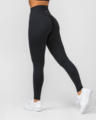 Signature Full Length Scrunch Leggings - Black-Leggings-XXS-MNAPPRL7554-MNAPPRL7554-1-Muscle Nation