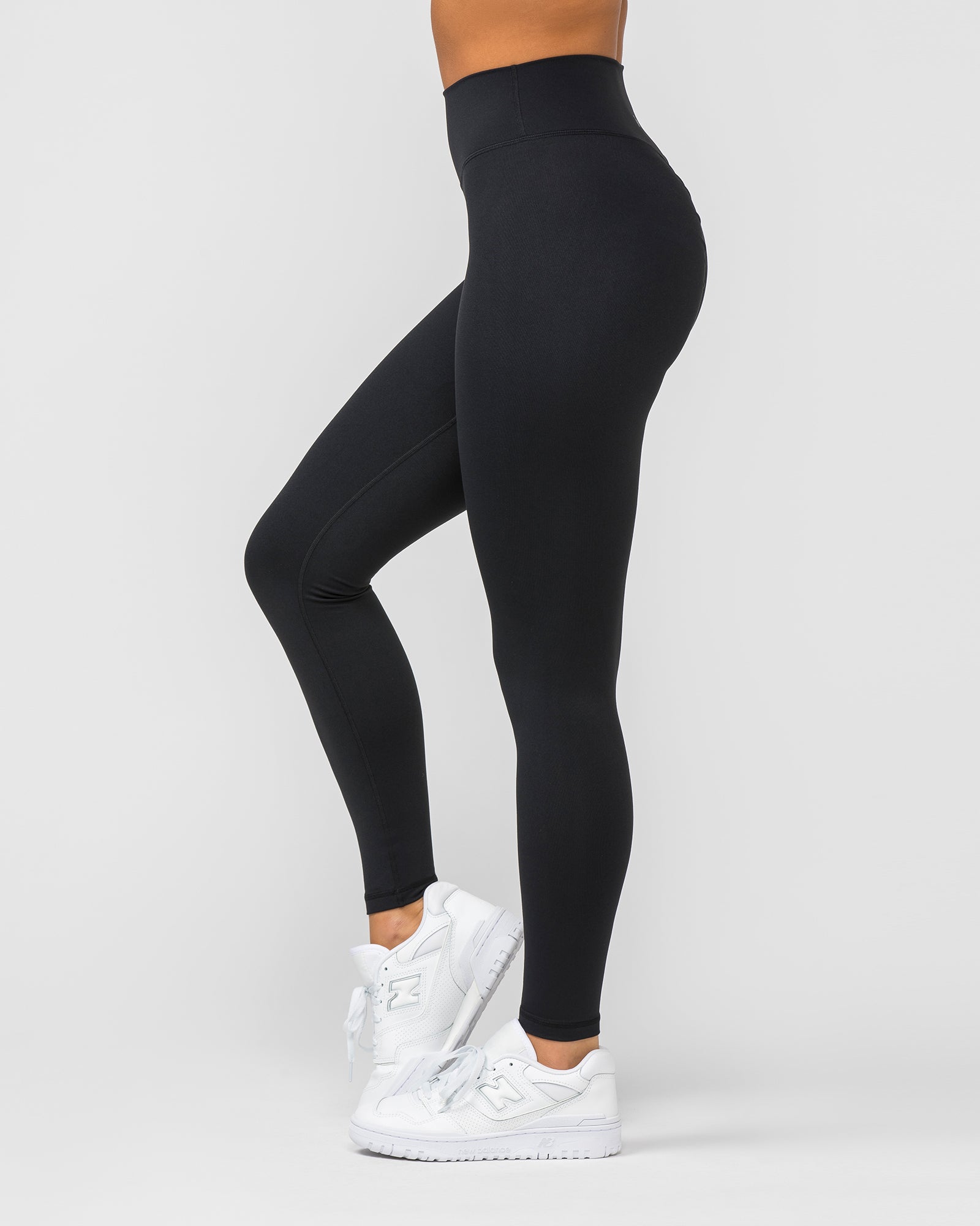 Signature Full Length Scrunch Leggings - Black-Leggings-XXS-MNAPPRL7554-MNAPPRL7554-4-Muscle Nation