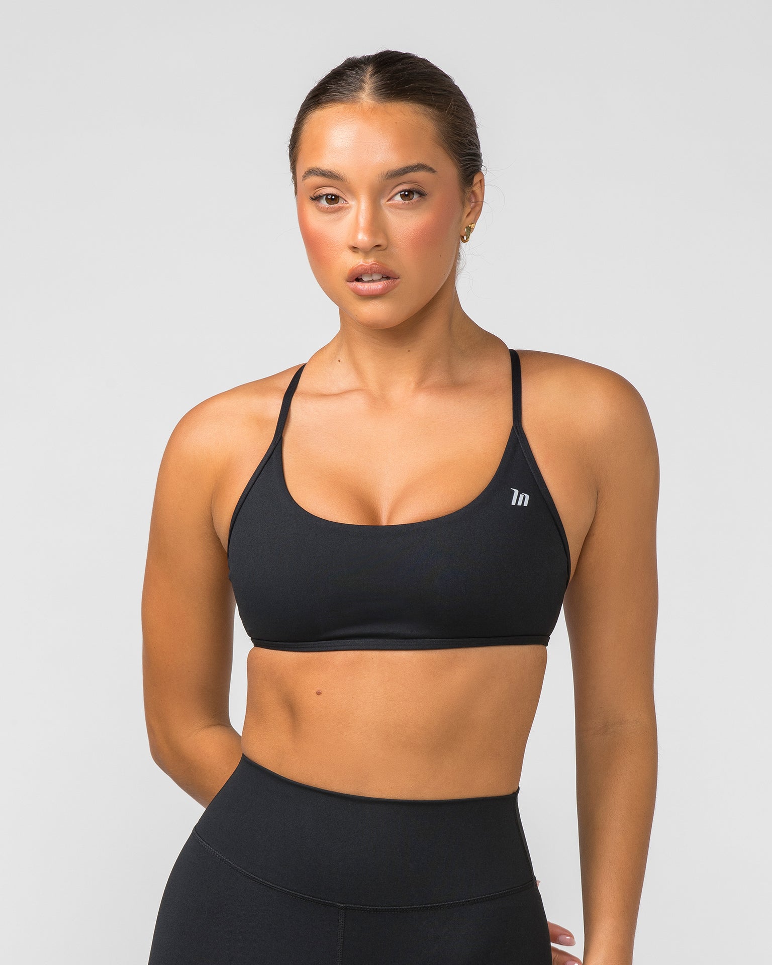 Essence Bralette - Black-Bralettes-XXS-112242BLK-XXS-MNAPPRL40009-1-Muscle Nation