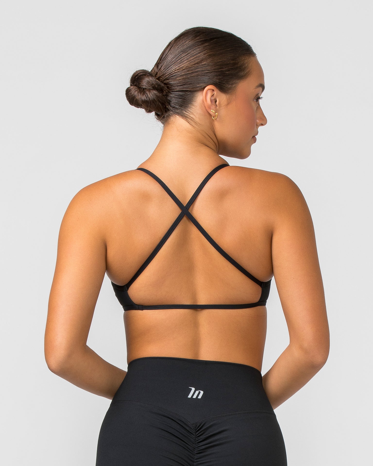 Essence Bralette - Black-Bralettes-XXS-112242BLK-XXS-MNAPPRL40009-2-Muscle Nation