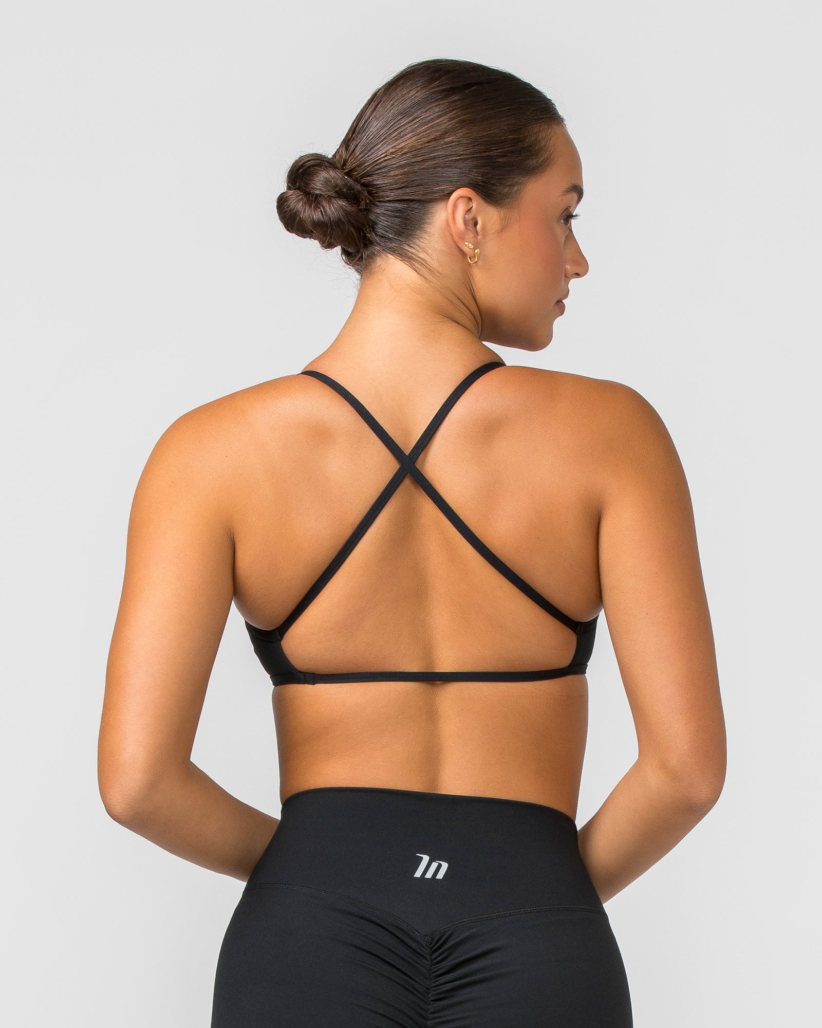 Essence Bralette - Black-Bralettes-XXS-112242BLK-XXS-MNAPPRL40009-2-Muscle Nation