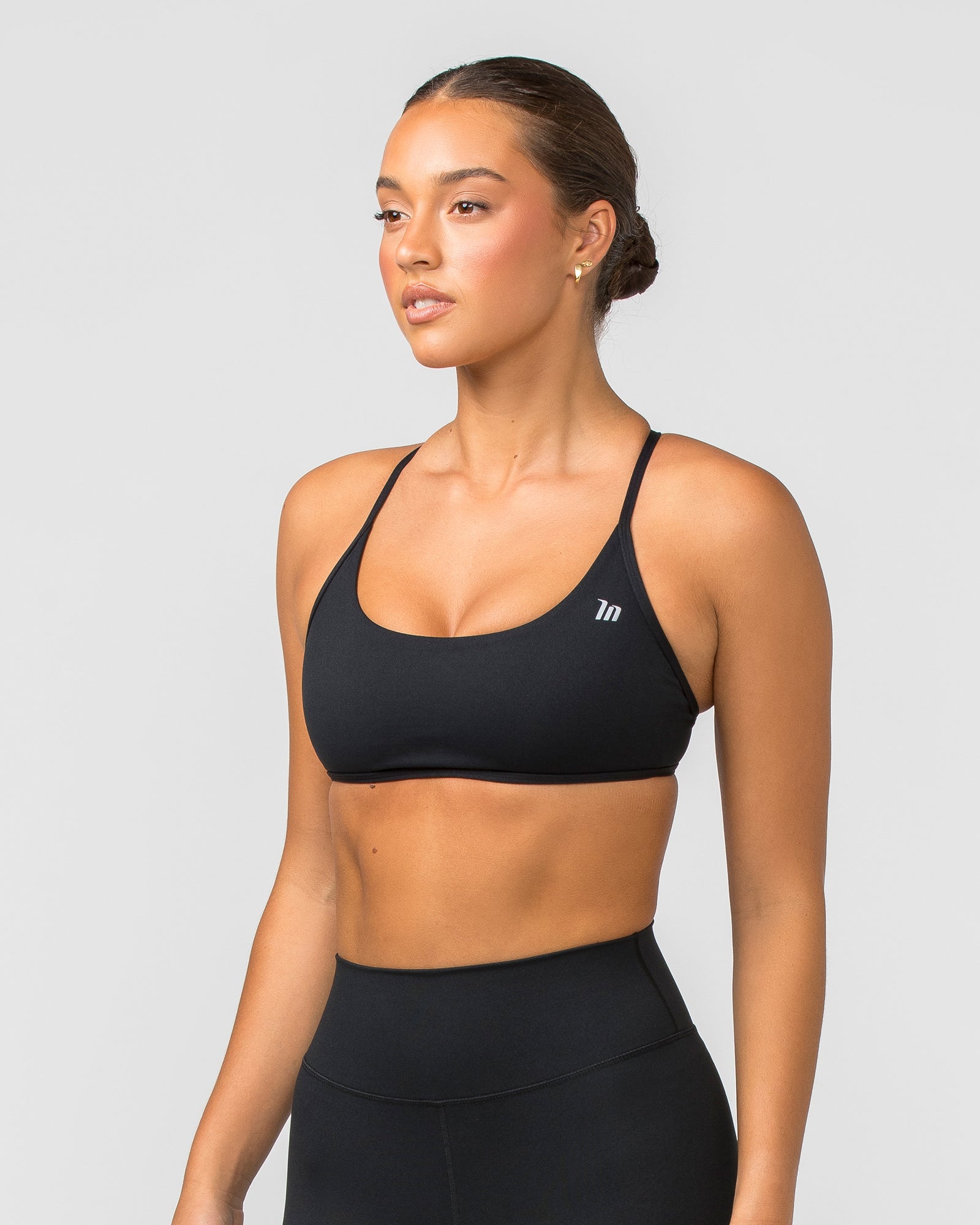Essence Bralette - Black-Bralettes-XXS-112242BLK-XXS-MNAPPRL40009-4-Muscle Nation