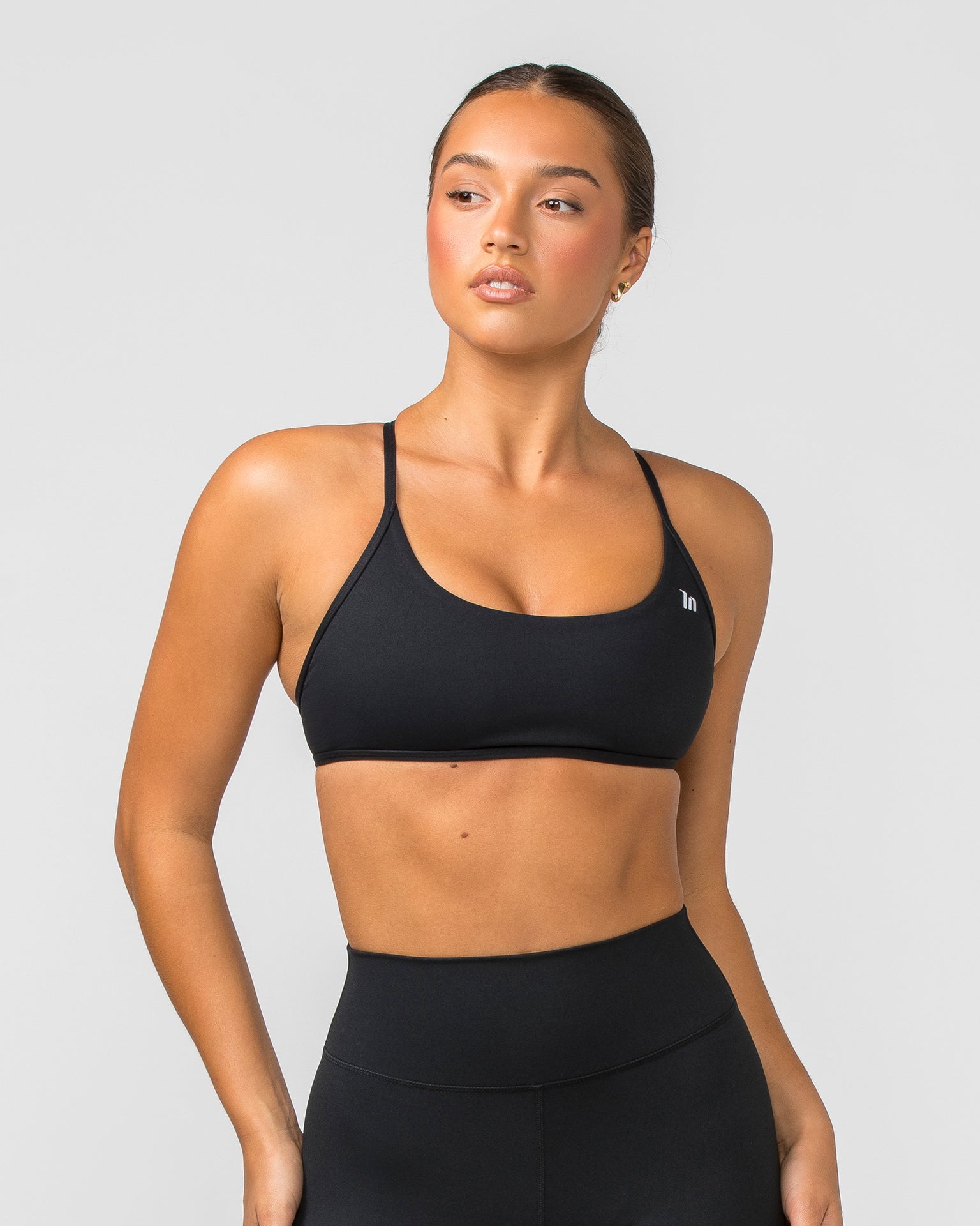 Essence Bralette - Black-Bralettes-XXS-112242BLK-XXS-MNAPPRL40009-3-Muscle Nation