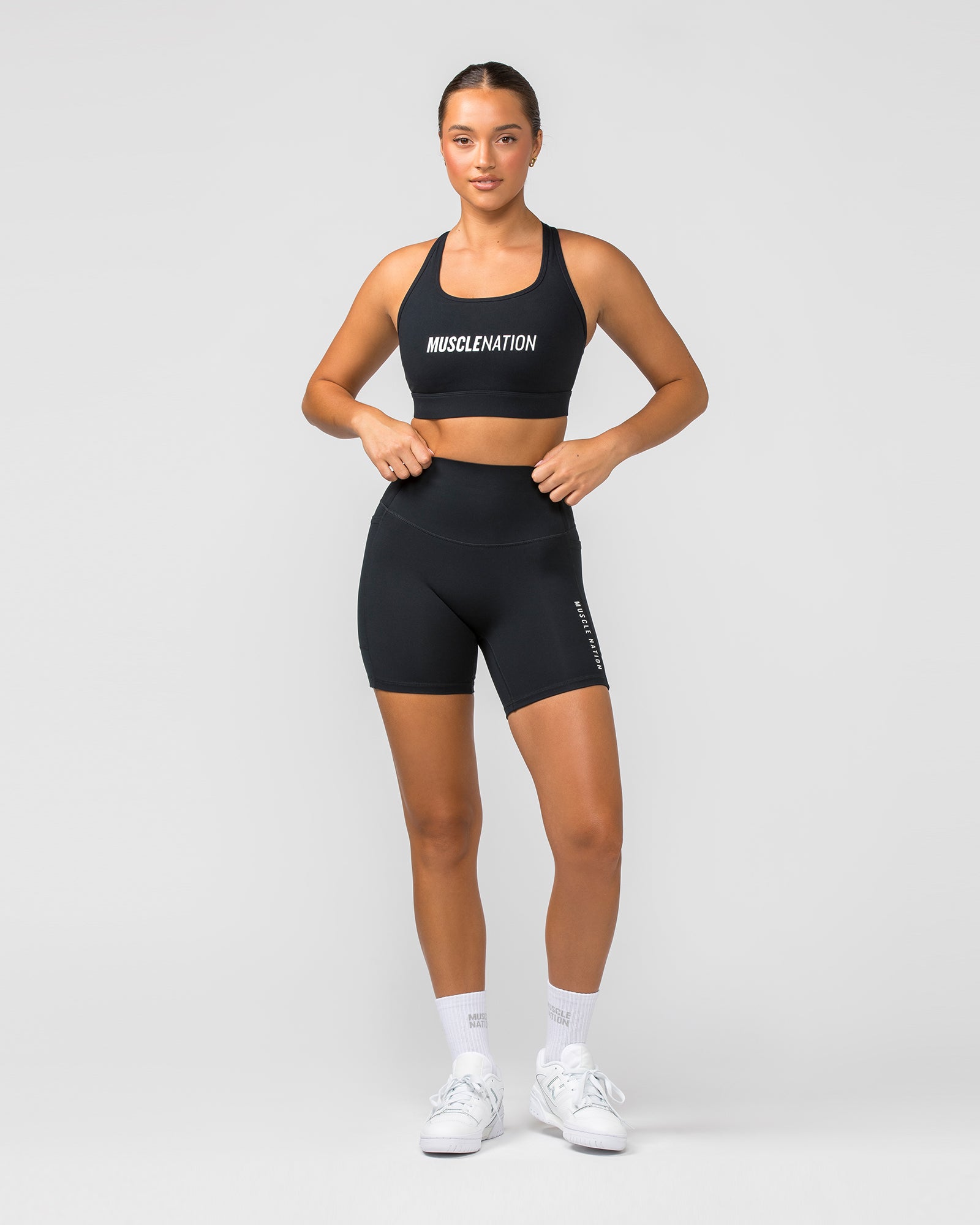 Stamina Moulded Bra - Black-Sports Bras-XS-042318BLK-XS-MNAPPRL23735-6-Muscle Nation