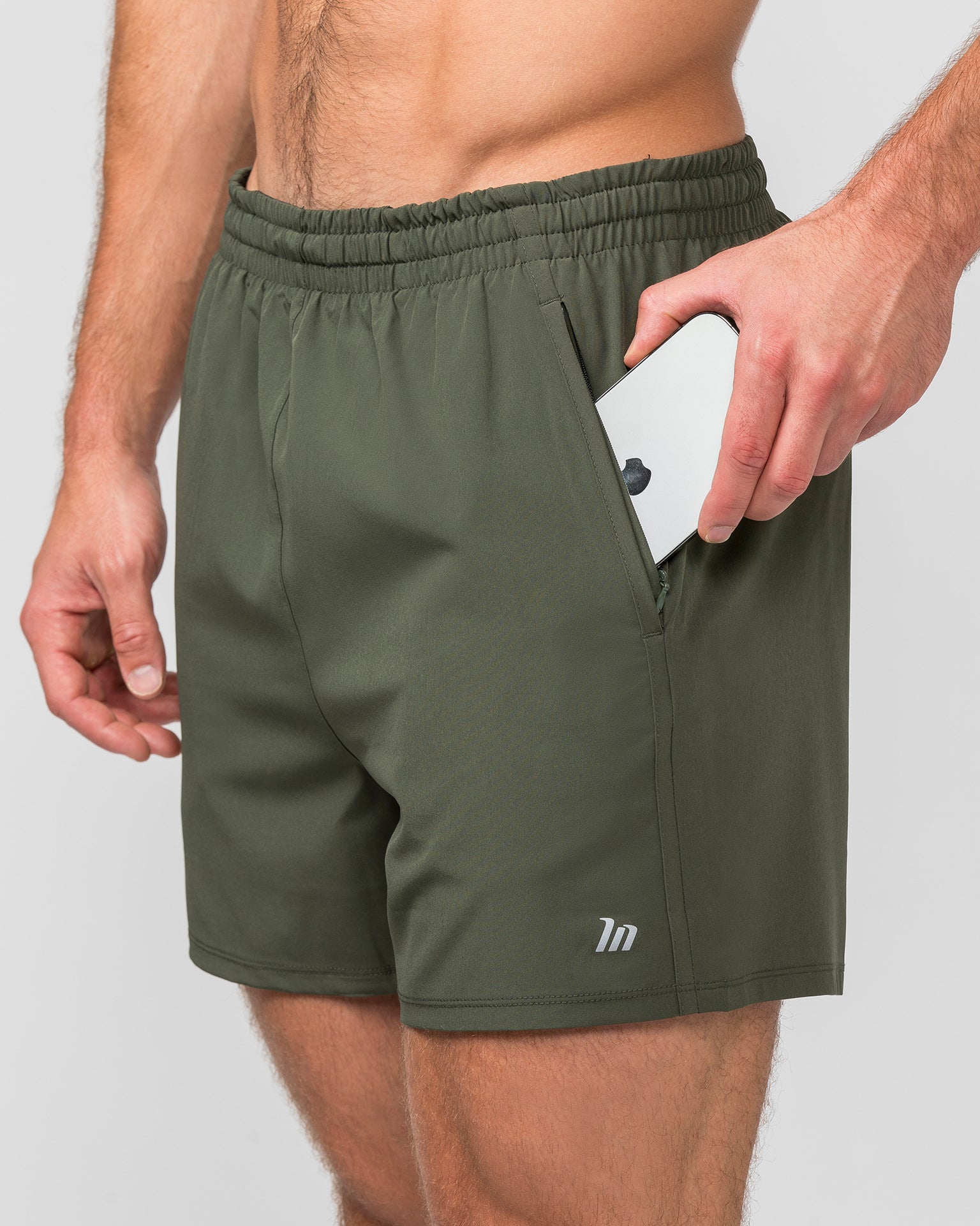 New Heights 4" Shorts - Dark Khaki-Shorts-S-012246DKHAKI-S-MNAPPRL13528-8-Muscle Nation