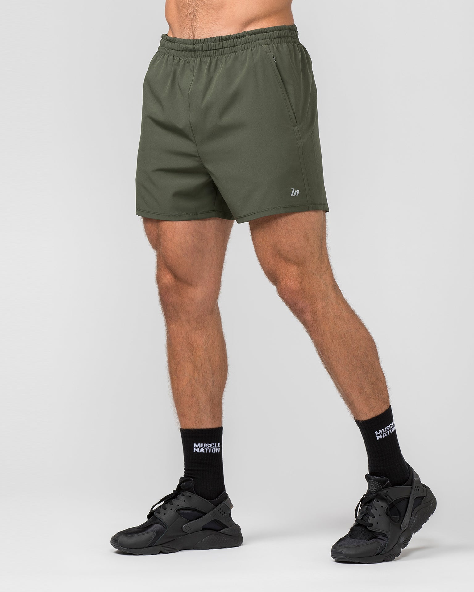 New Heights 4" Shorts - Dark Khaki-Shorts-S-012246DKHAKI-S-MNAPPRL13528-3-Muscle Nation