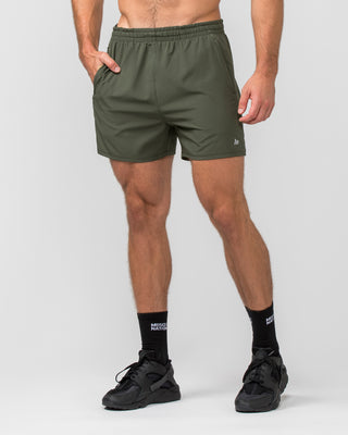 New Heights 4" Shorts - Dark Khaki-Shorts-S-012246DKHAKI-S-MNAPPRL13528-1-Muscle Nation