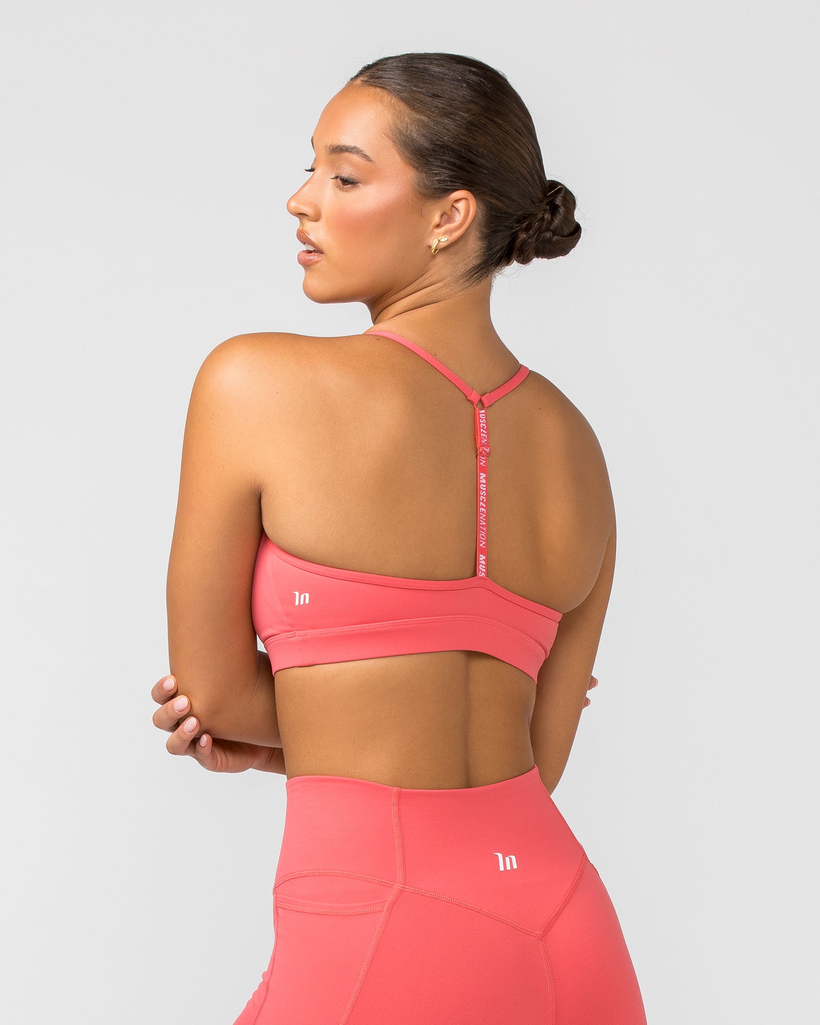 Switch Bra - Peach Orange-Sports Bras-XS-012401PCHORA-XS-MNAPPRL29200-4-Muscle Nation