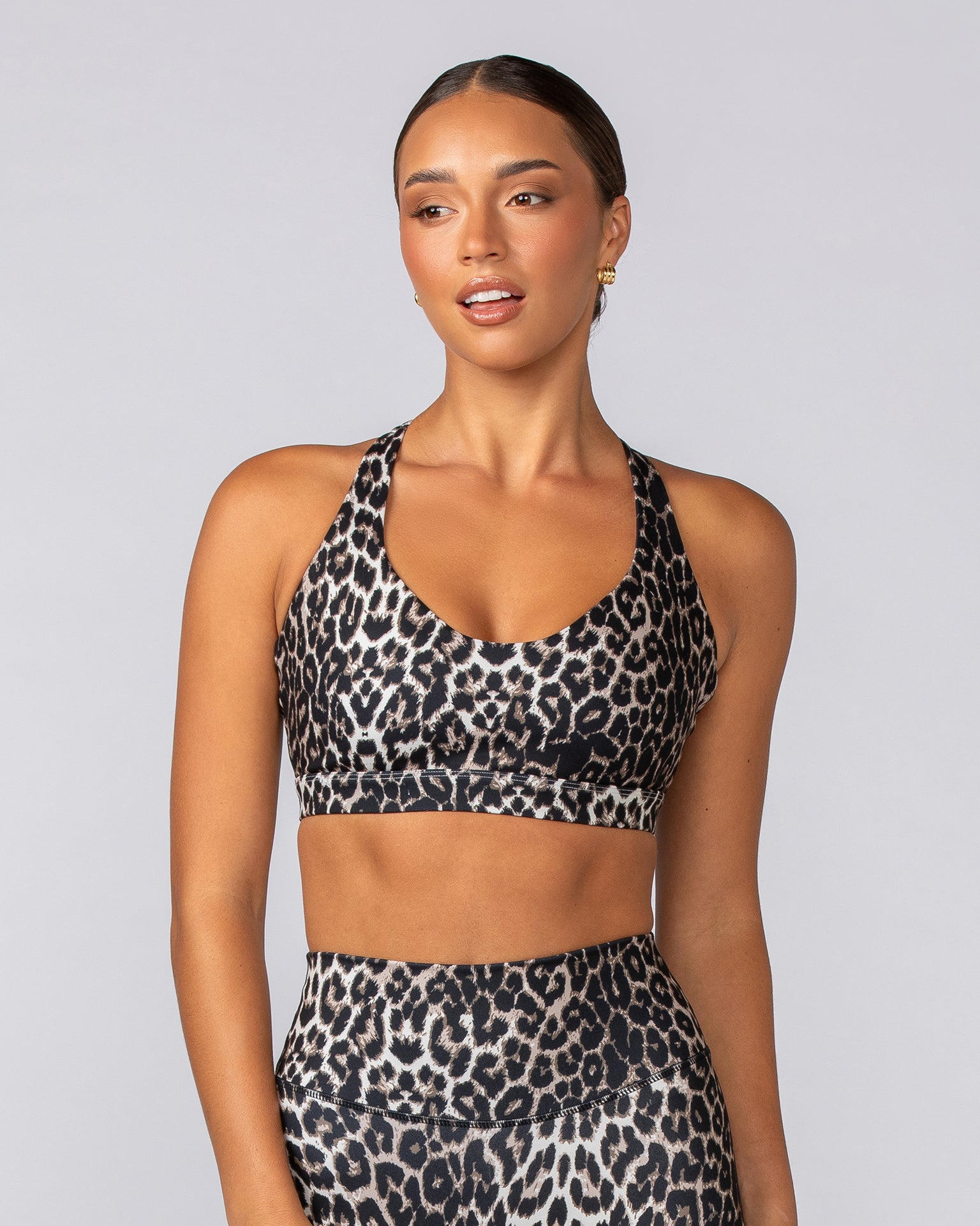 Orbit Bra - True Leopard Print-Sports Bras-XXS-022520TLPDP-XXS-MNAPPRL40846-1-Muscle Nation