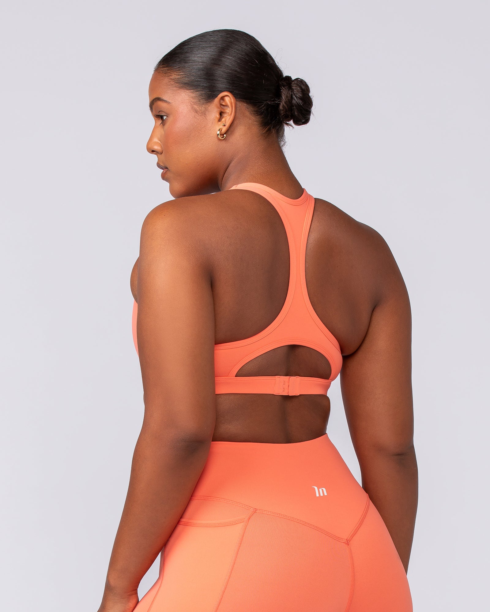 Drew Bra - Hot Coral-Sports Bras-XXS-092403HTCORL-XXS-MNAPPRL40221-2-Muscle Nation