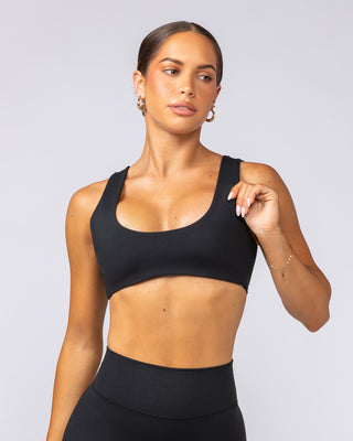 Elite Bralette - Black-Bralettes-XXS-092401BLK-XXS-MNAPPRL40140-1-Muscle Nation