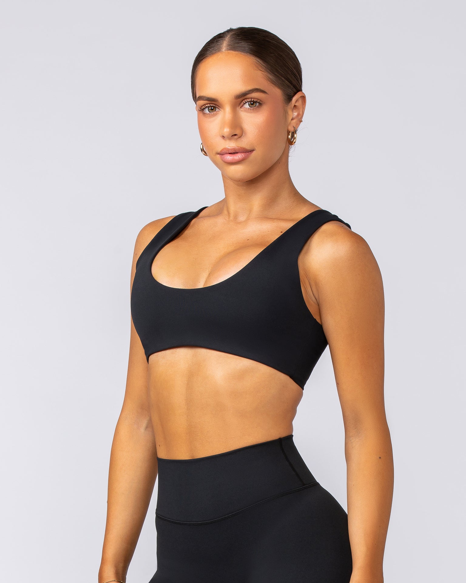 Elite Bralette - Black-Bralettes-XXS-092401BLK-XXS-MNAPPRL40140-3-Muscle Nation
