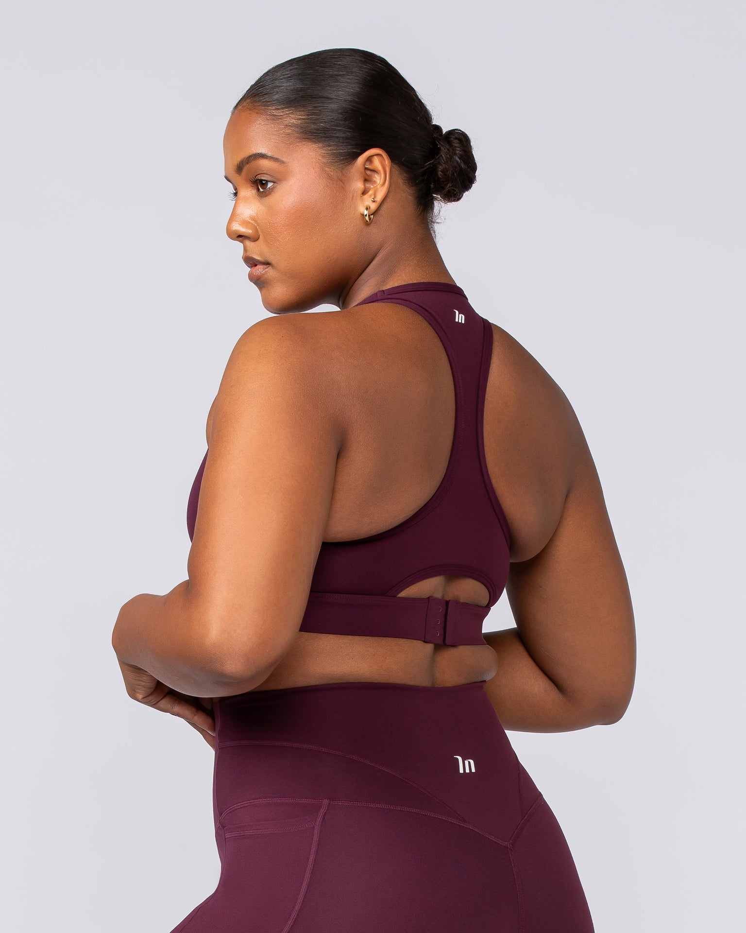 Unrivalled Moulded Bra - Sangria-Sports Bras-XS-022502SGRA-XS-MNAPPRL40600-4-Muscle Nation