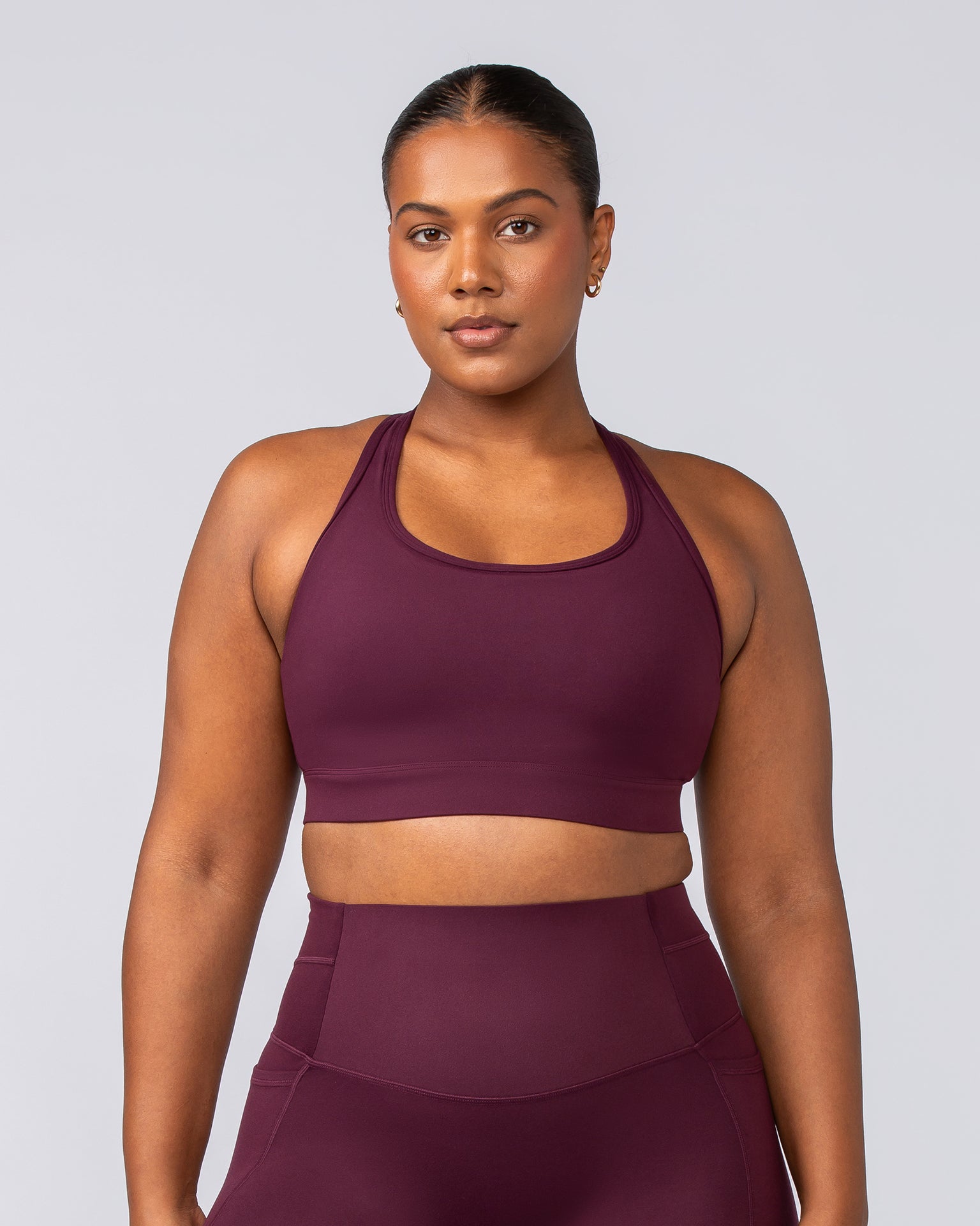 Unrivalled Moulded Bra - Sangria-Sports Bras-XS-022502SGRA-XS-MNAPPRL40600-2-Muscle Nation