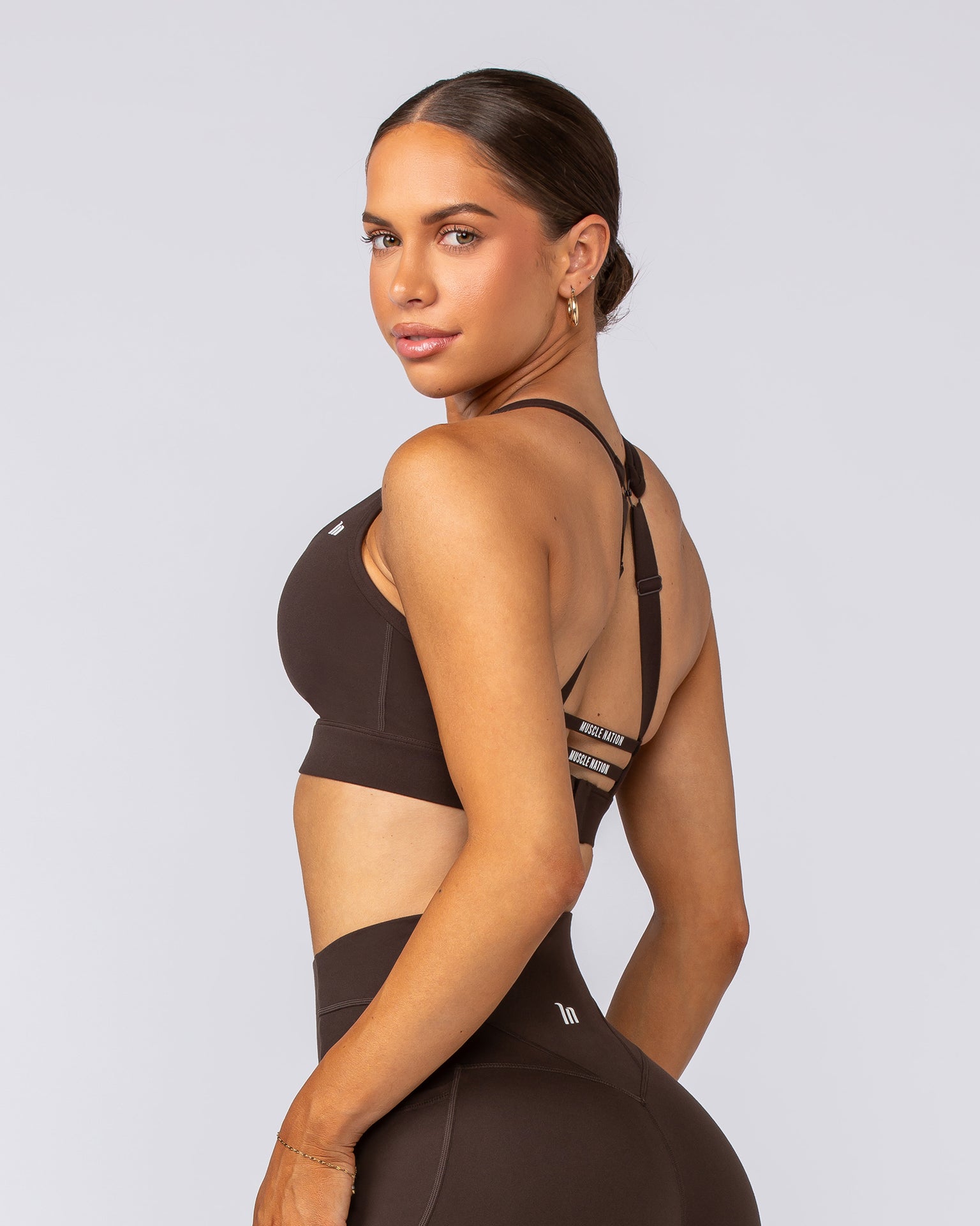 Elite Support Bra - Cocoa-Sports Bras-XXS-022501COCOA-XXS-MNAPPRL40752-3-Muscle Nation