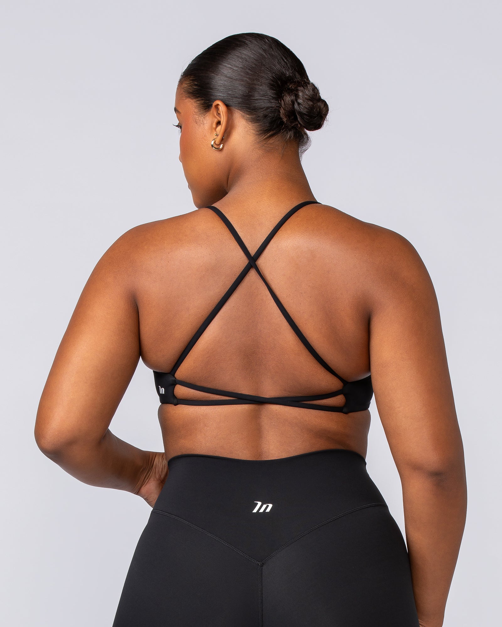 Liberty Strike Bralette - Black-Bralettes-XXS-022506BLK-XXS-MNAPPRL40539-2-Muscle Nation