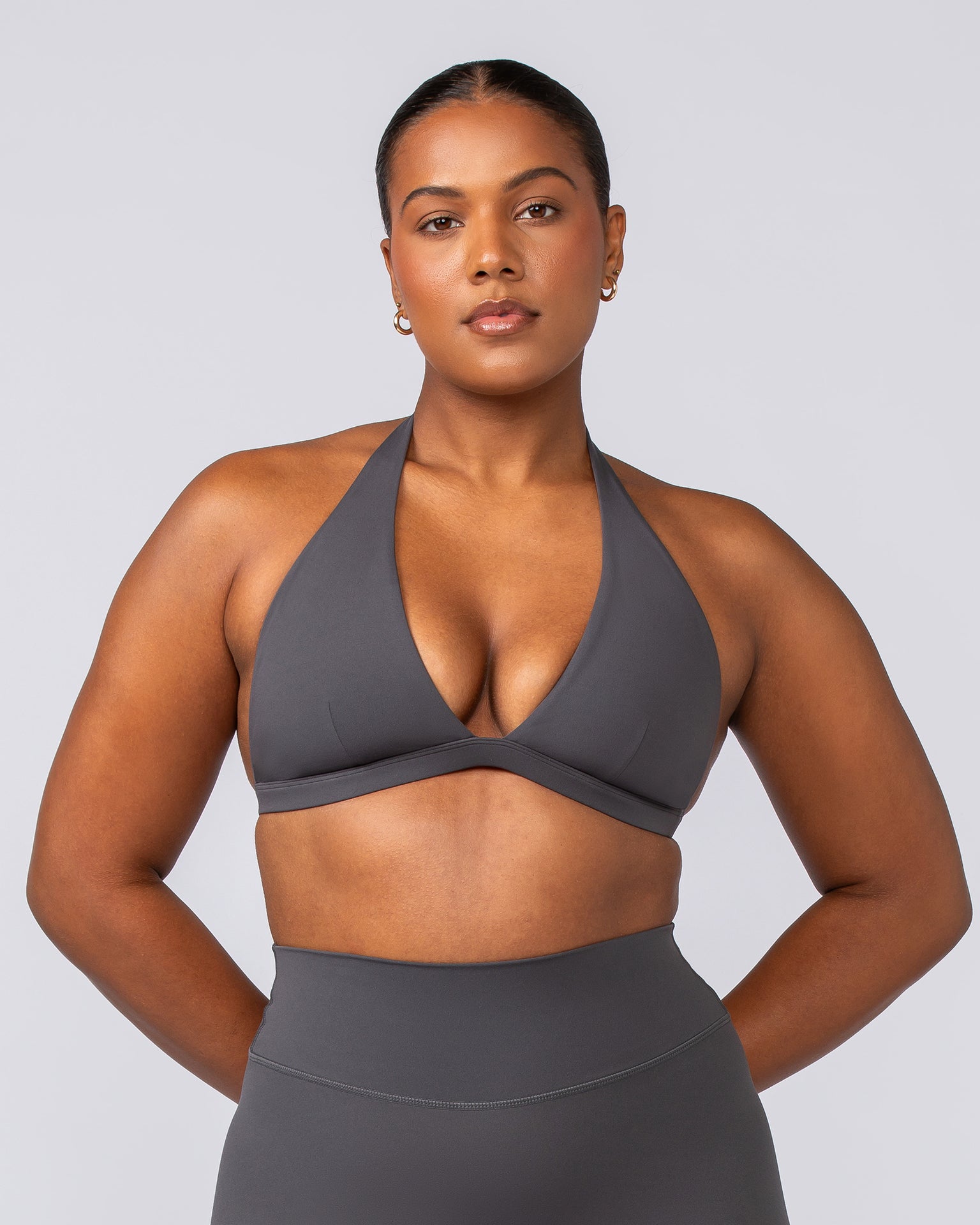 Halter Bralette - Phantom-Bralettes-XXS-022505PHNTM-XXS-MNAPPRL40709-1-Muscle Nation