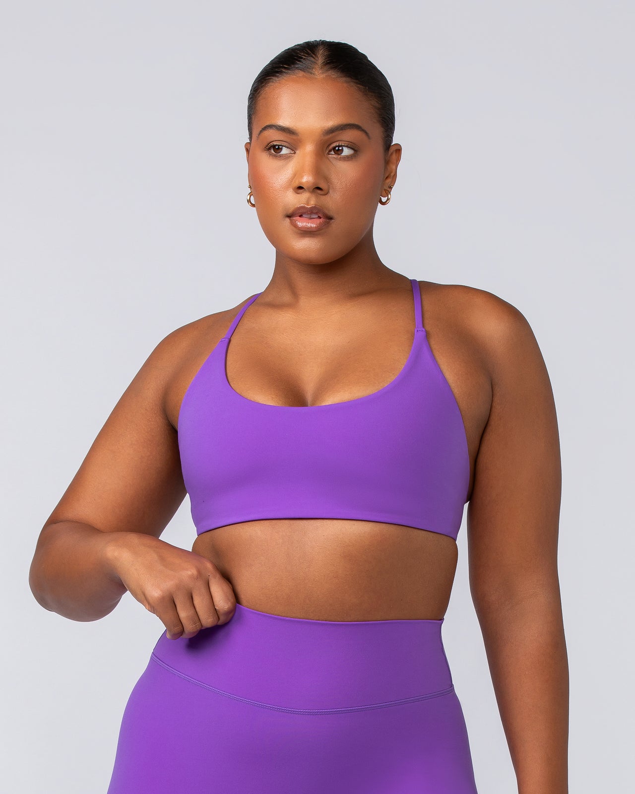 Liberty Strike Bralette Viola - Muscle Nation women's bralette, view 2