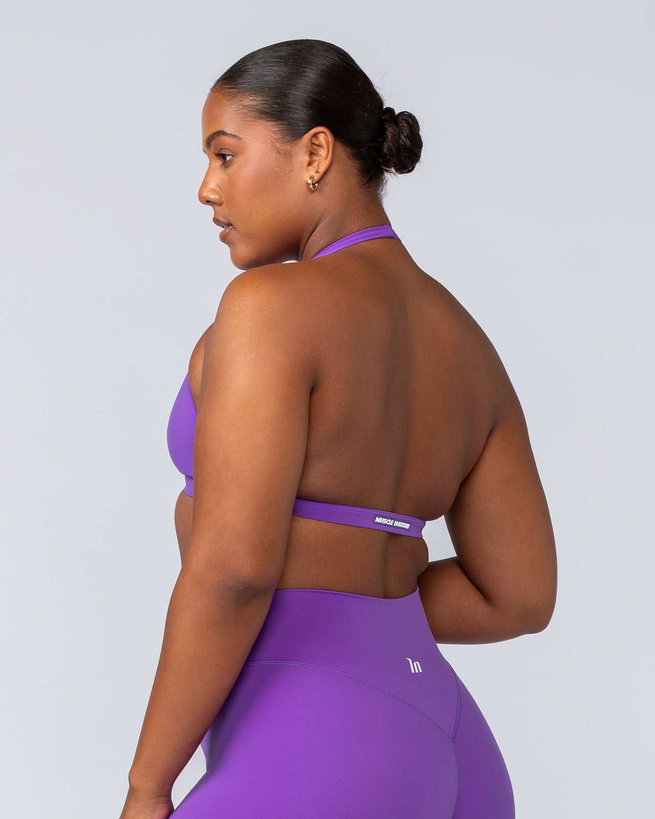 Halter Bralette Viola - Muscle Nation women's bralette, view 2