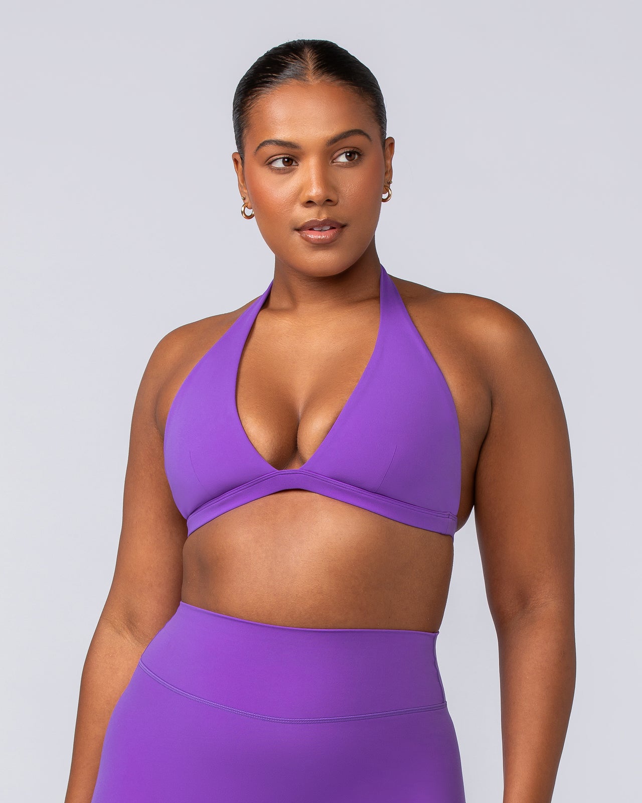 Halter Bralette Viola - Muscle Nation women's bralette, view 3
