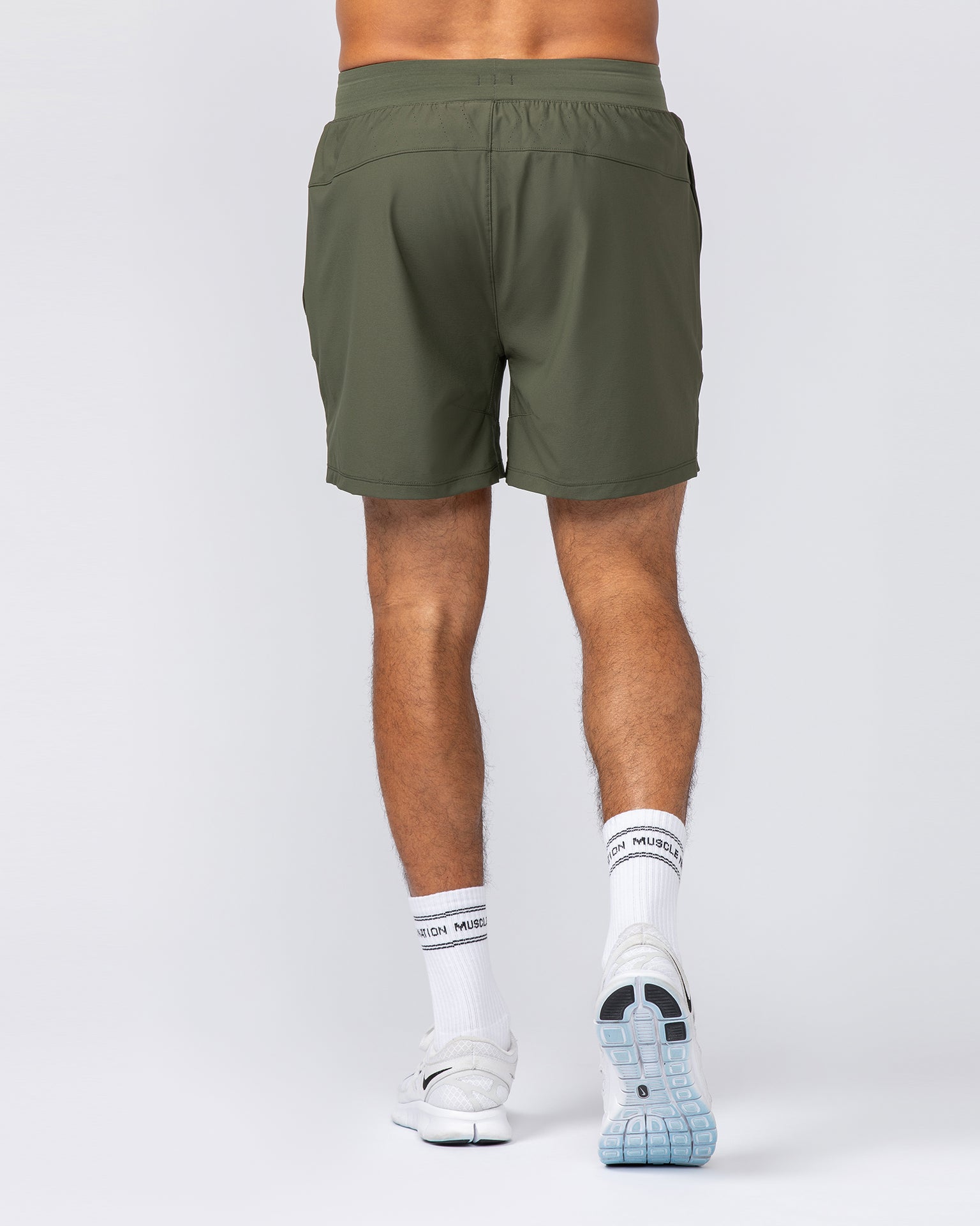 On Repeat Training 5" Shorts - Dark Khaki-Shorts-S-092411DKHAKI-S-MNAPPRL40031-7-Muscle Nation