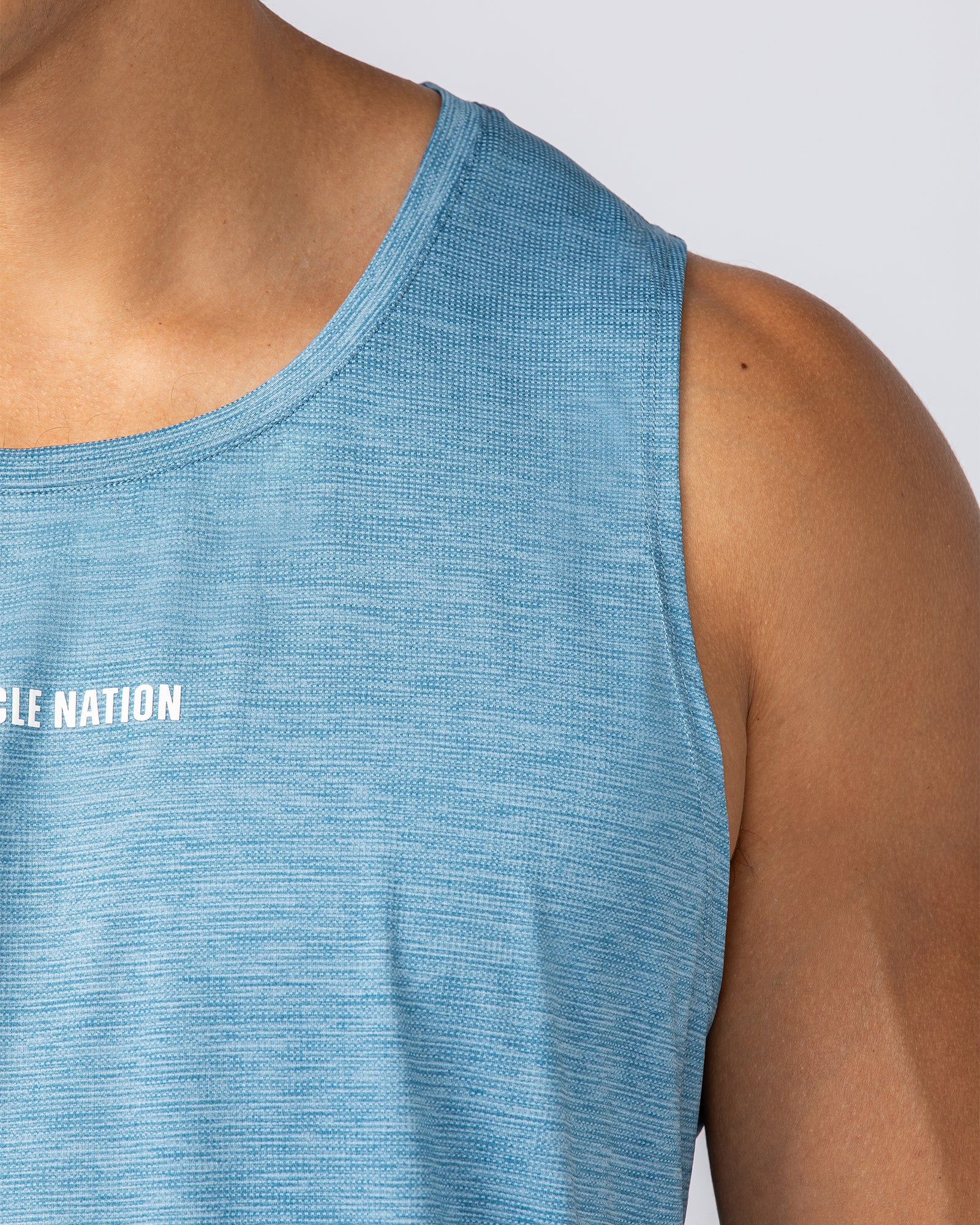 Aero Active Tank - Pale Thunder-Singlets & Tanks-S-092419PLTHNDR-S-MNAPPRL40132-2-Muscle Nation