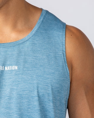 Aero Active Tank - Pale Thunder-Singlets & Tanks-S-092419PLTHNDR-S-MNAPPRL40132-2-Muscle Nation