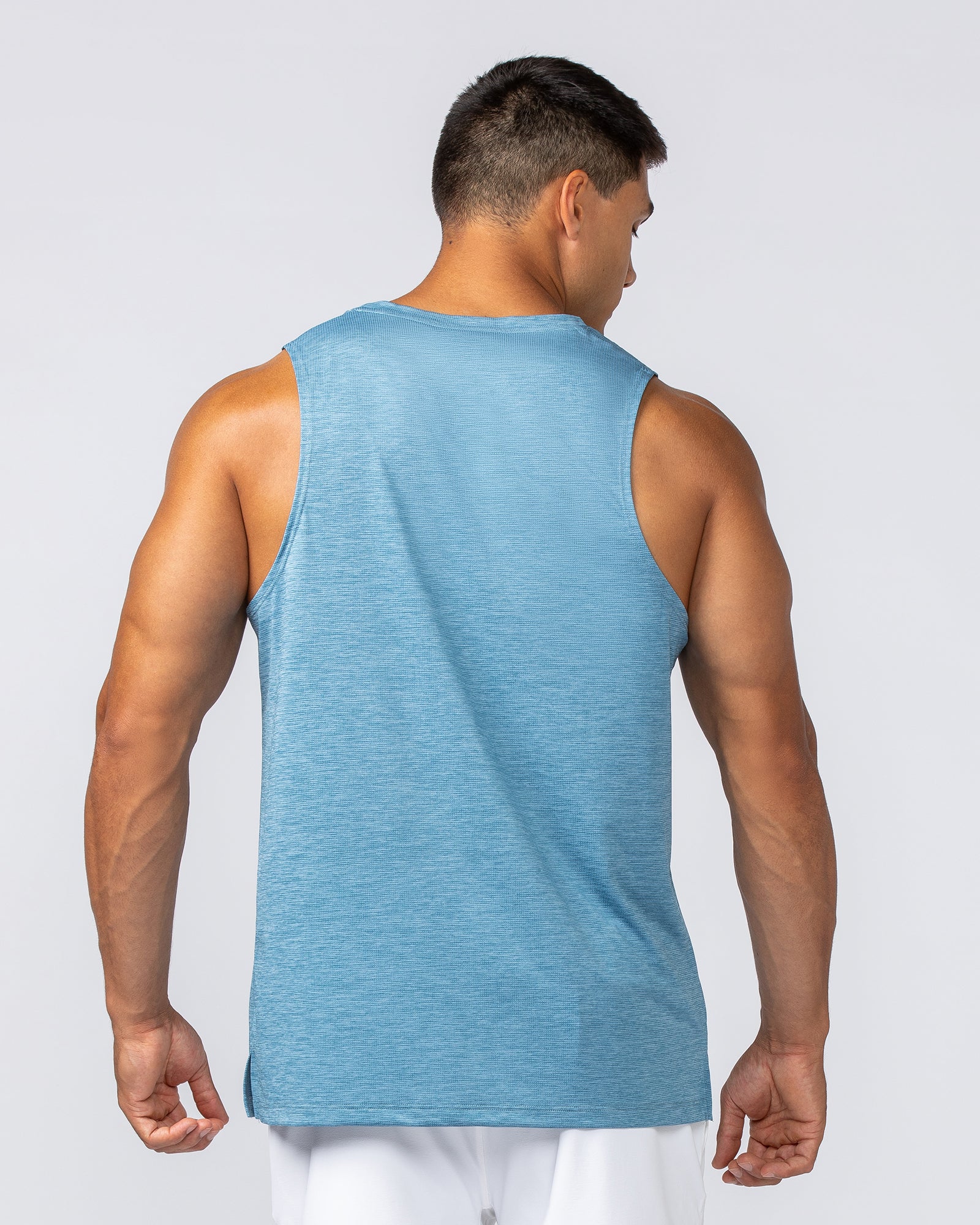 Aero Active Tank - Pale Thunder-Singlets & Tanks-S-092419PLTHNDR-S-MNAPPRL40132-5-Muscle Nation