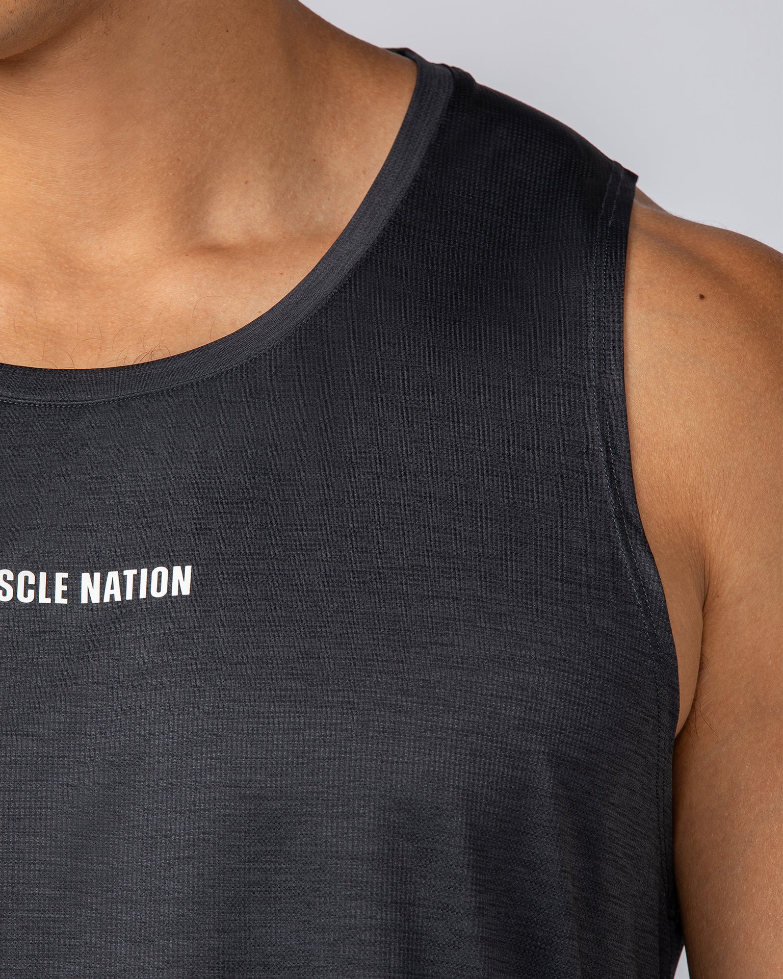 Aero Active Tank - Black-Singlets & Tanks-S-092419BLK-S-MNAPPRL40118-2-Muscle Nation