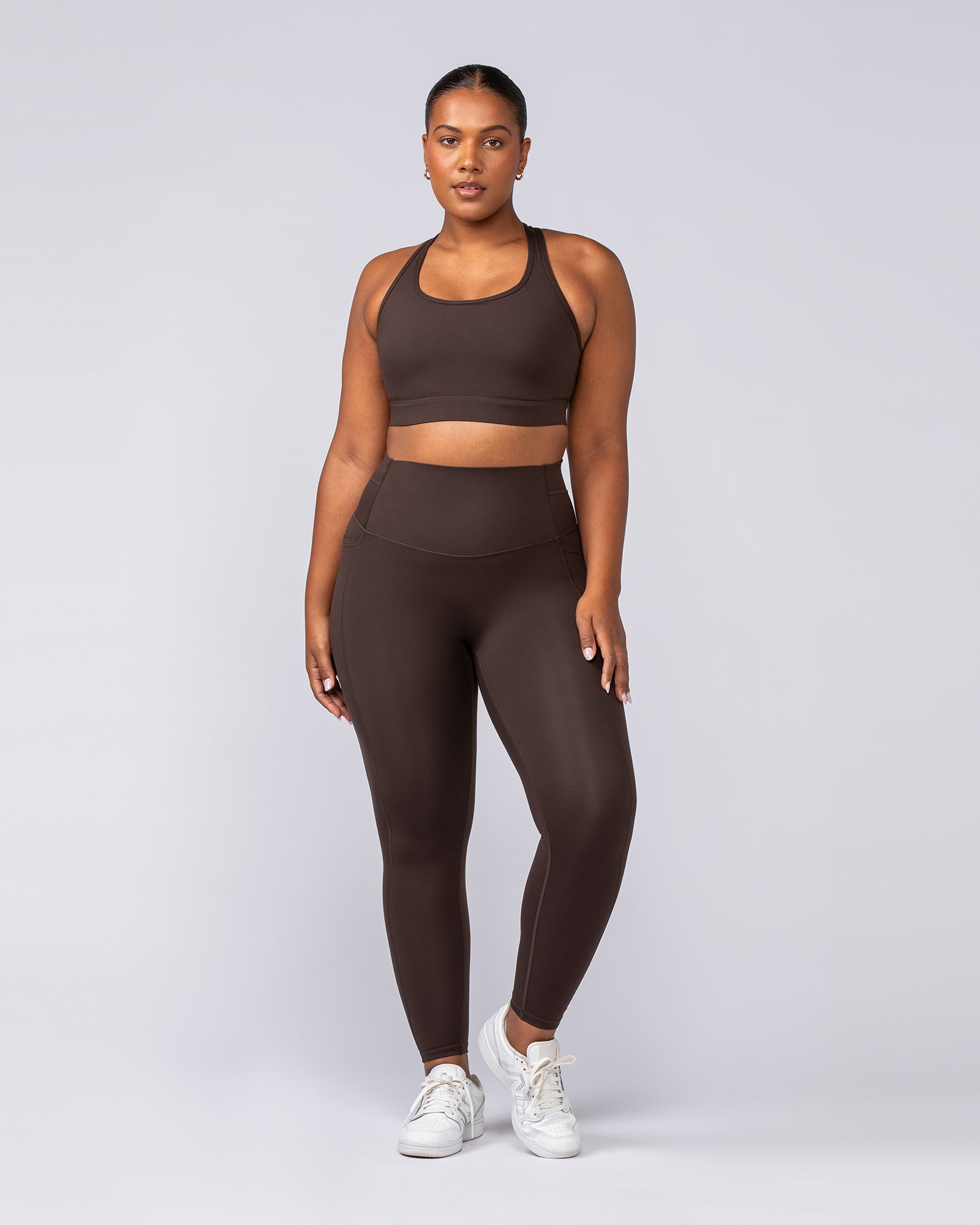 Unrivalled Moulded Bra - Cocoa-Sports Bras-XS-022502COCOA-XS-MNAPPRL40592-5-Muscle Nation